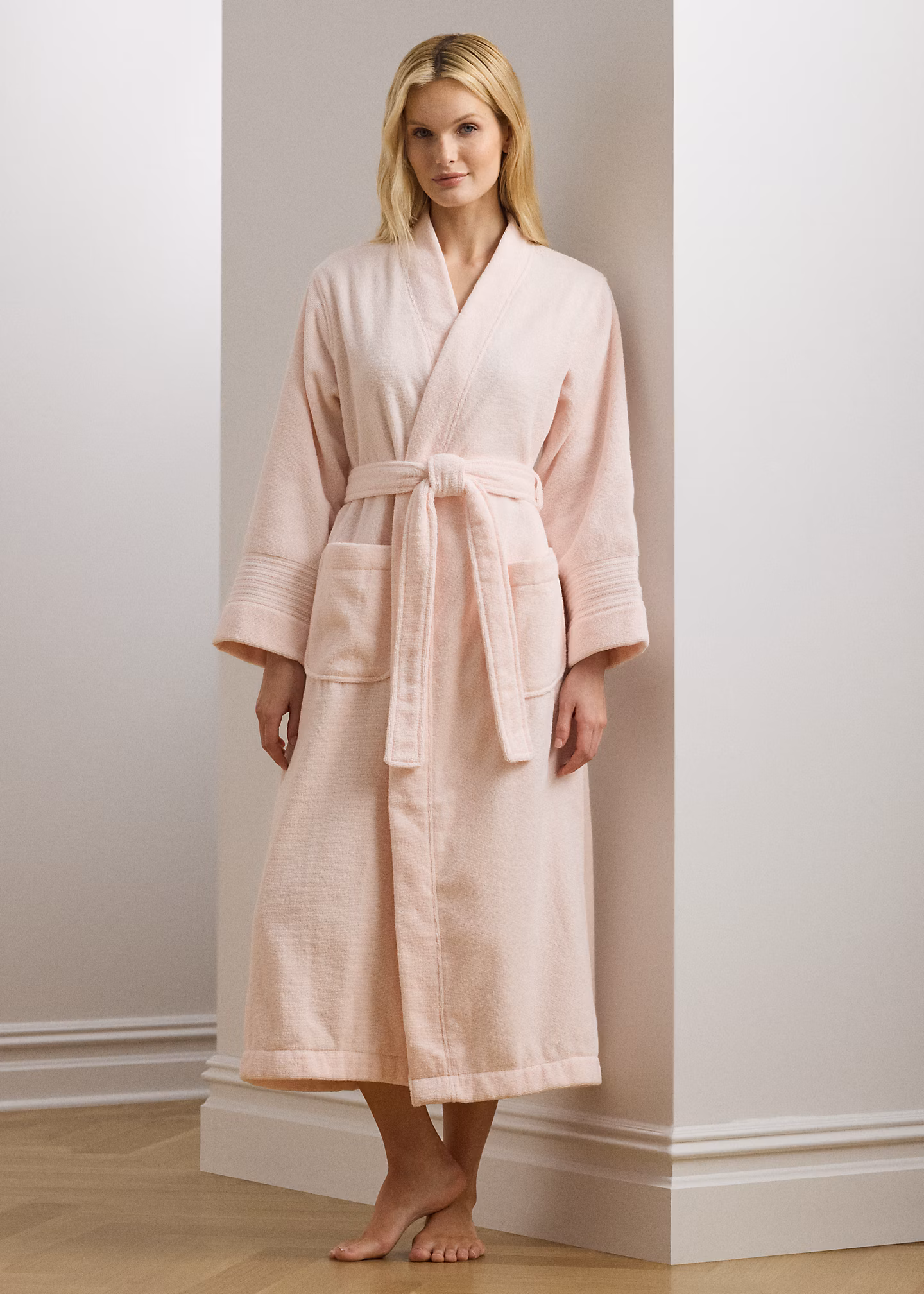 Bademantel aus Baumwollfrottee - RALPH LAUREN OUTLET