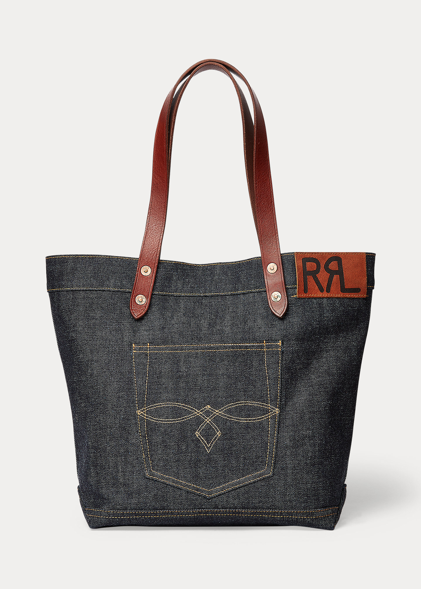 Tragetasche aus Denim - RALPH LAUREN OUTLET