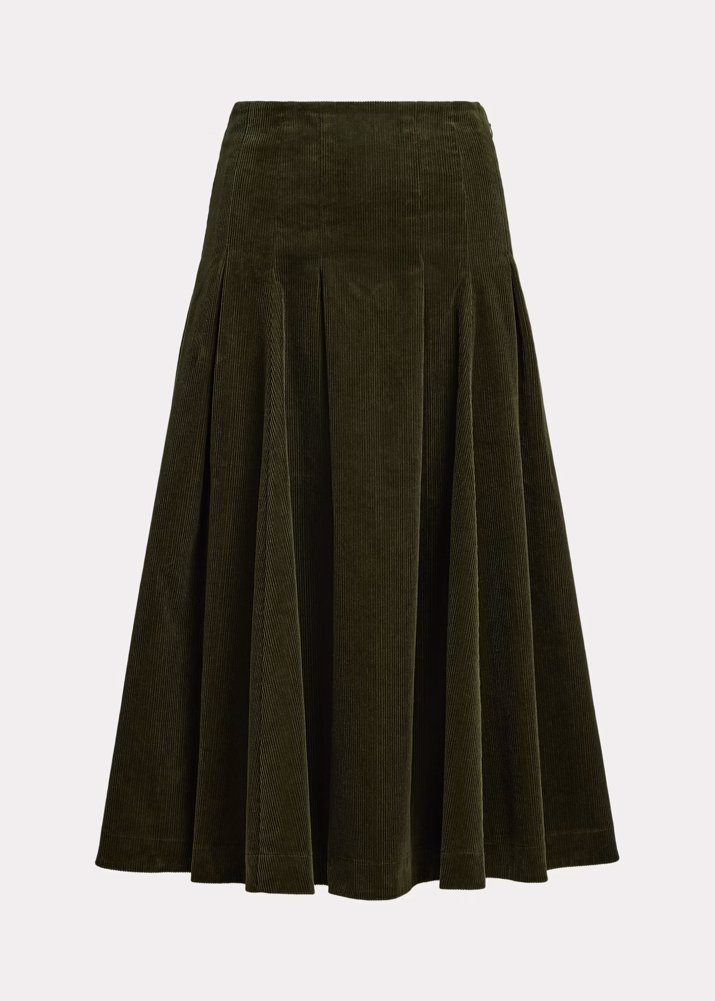 Faltenrock aus Kordsamt - RALPH LAUREN OUTLET