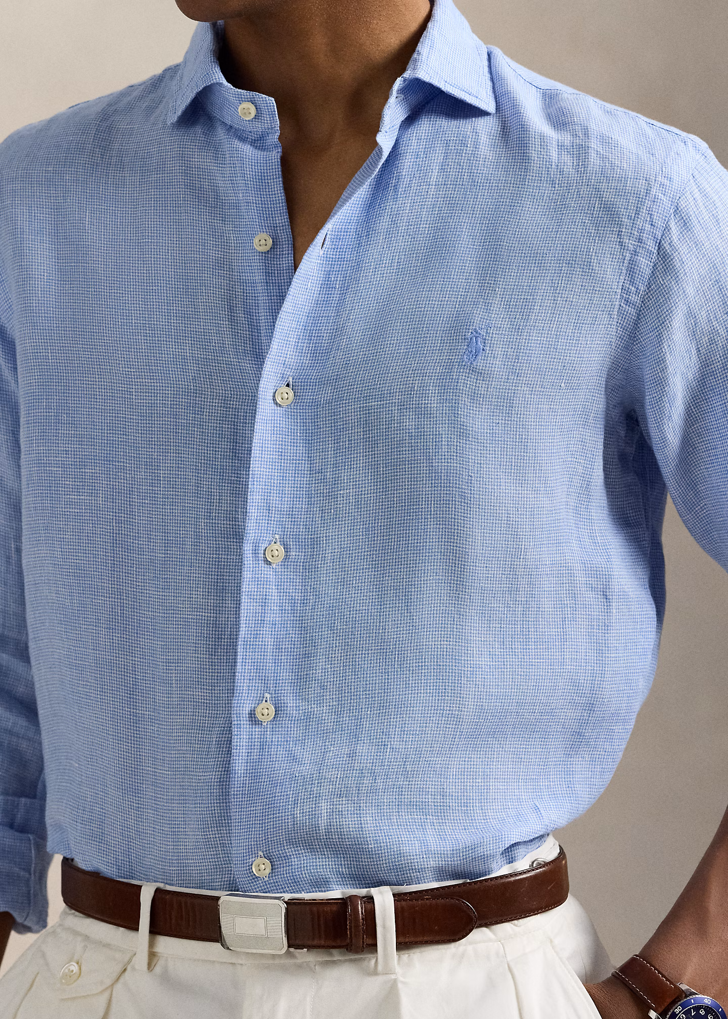 Custom-Fit Leinenhemd - RALPH LAUREN OUTLET