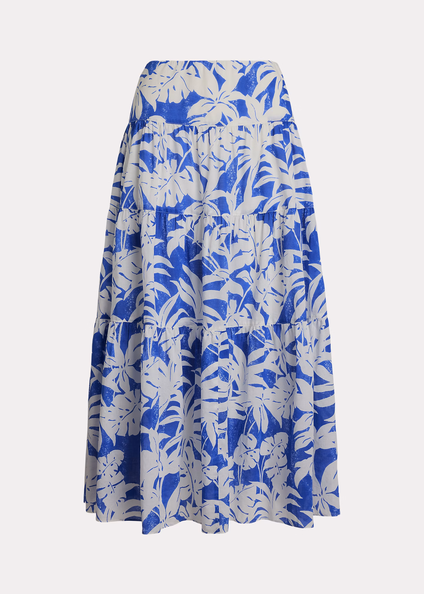 Voile-Stufenrock mit Palmwedeldruck - RALPH LAUREN OUTLET