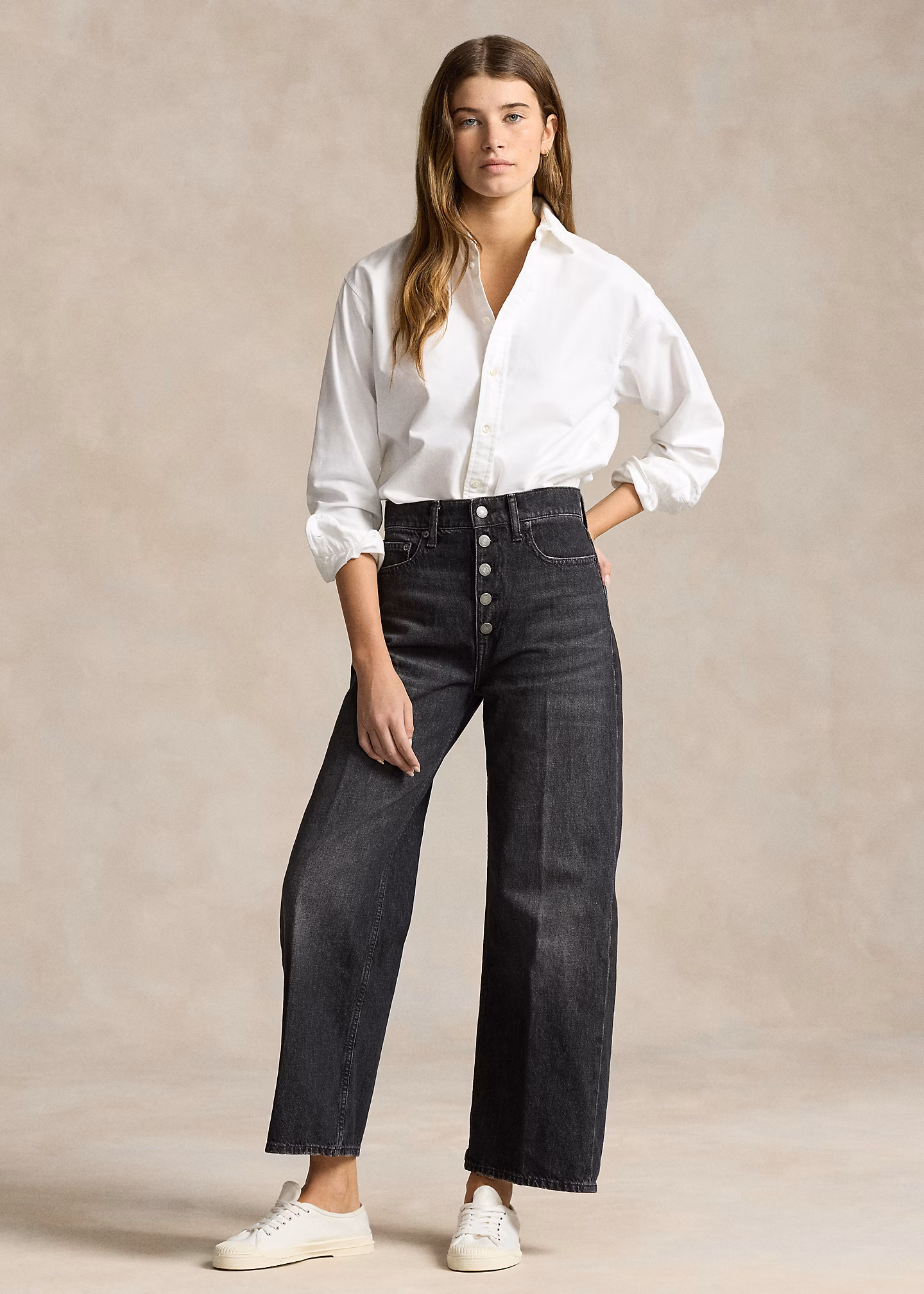 Jeans in 3/4-Länge mit hoher Leibhöhe - RALPH LAUREN OUTLET