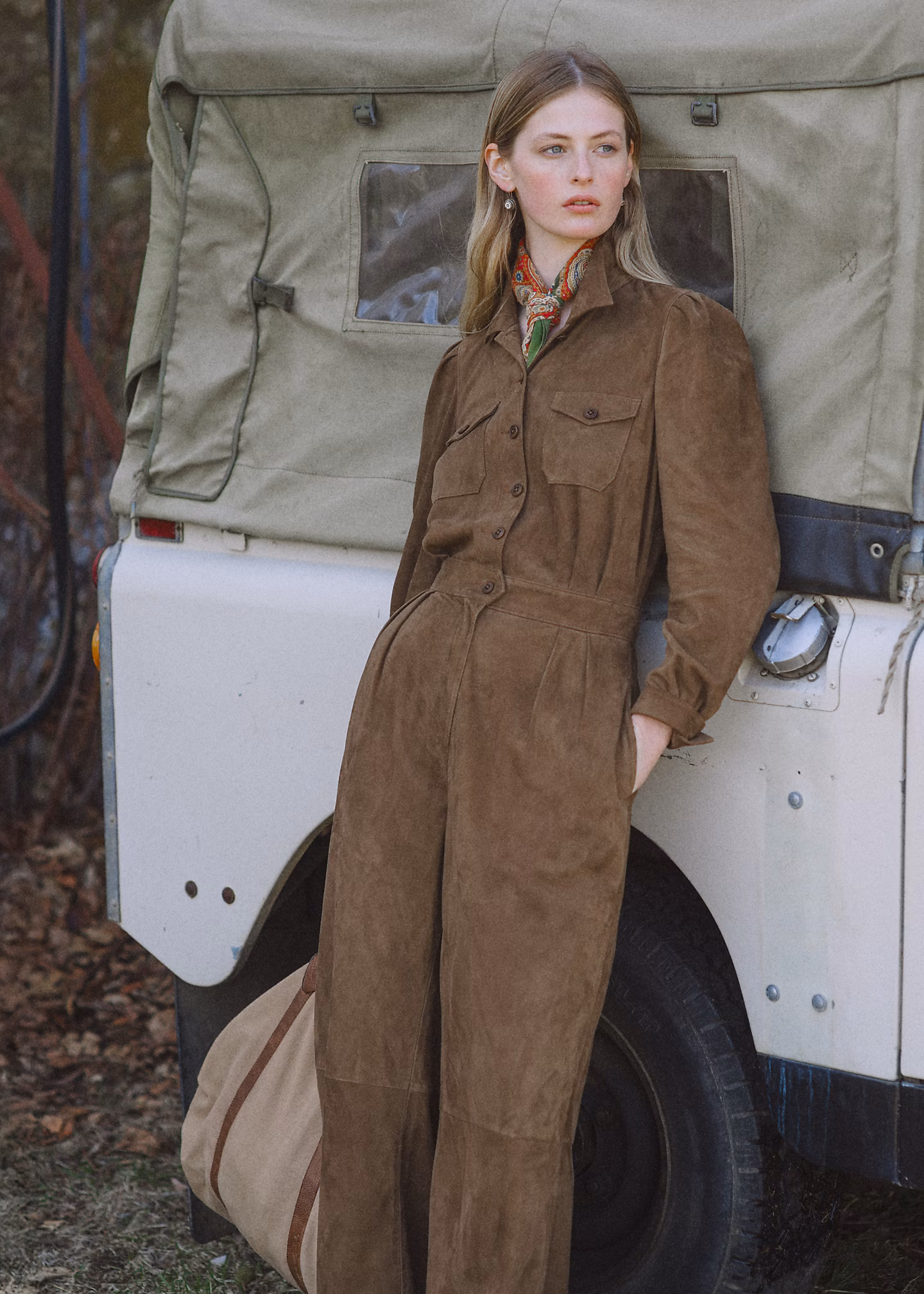 Wildlederoverall - RALPH LAUREN OUTLET