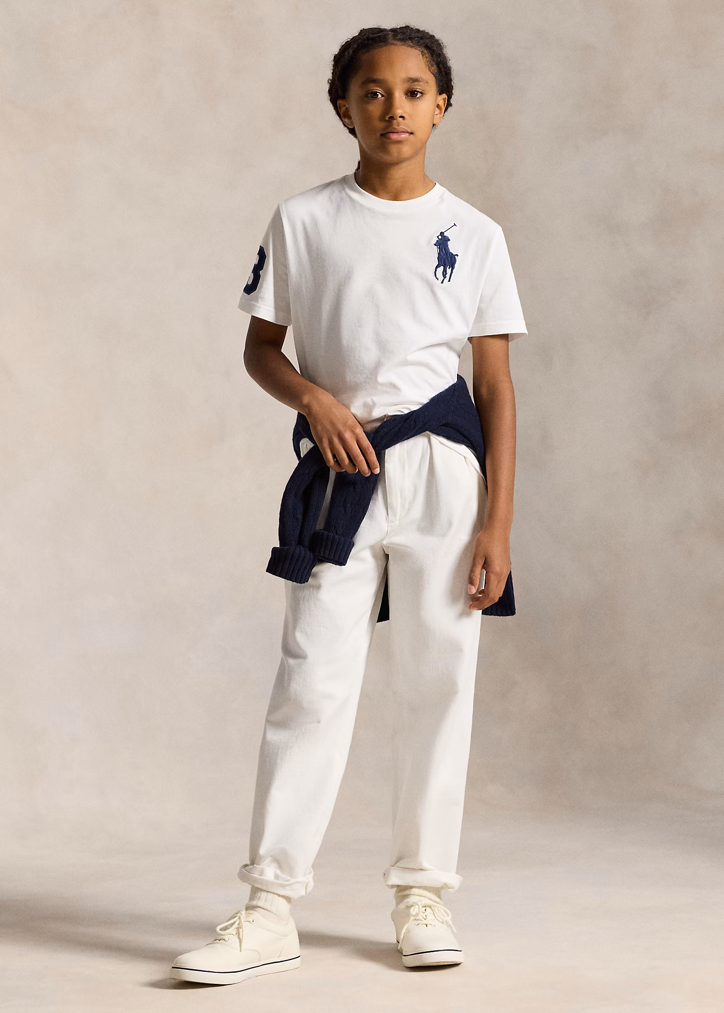 T-Shirt aus Baumwolljersey mit Big Pony - RALPH LAUREN OUTLET