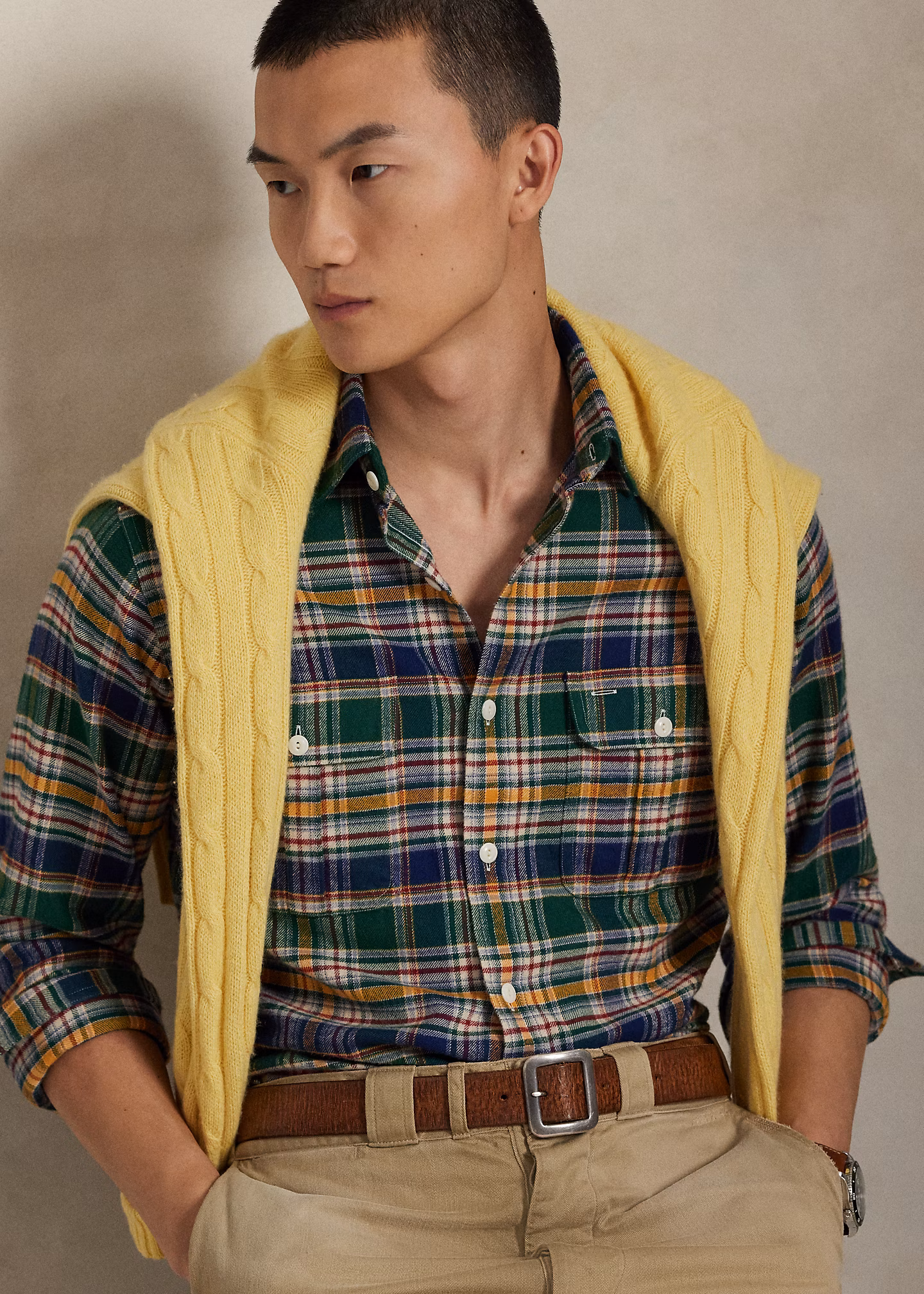 Classic-Fit Arbeitshemd aus Flanell - RALPH LAUREN OUTLET