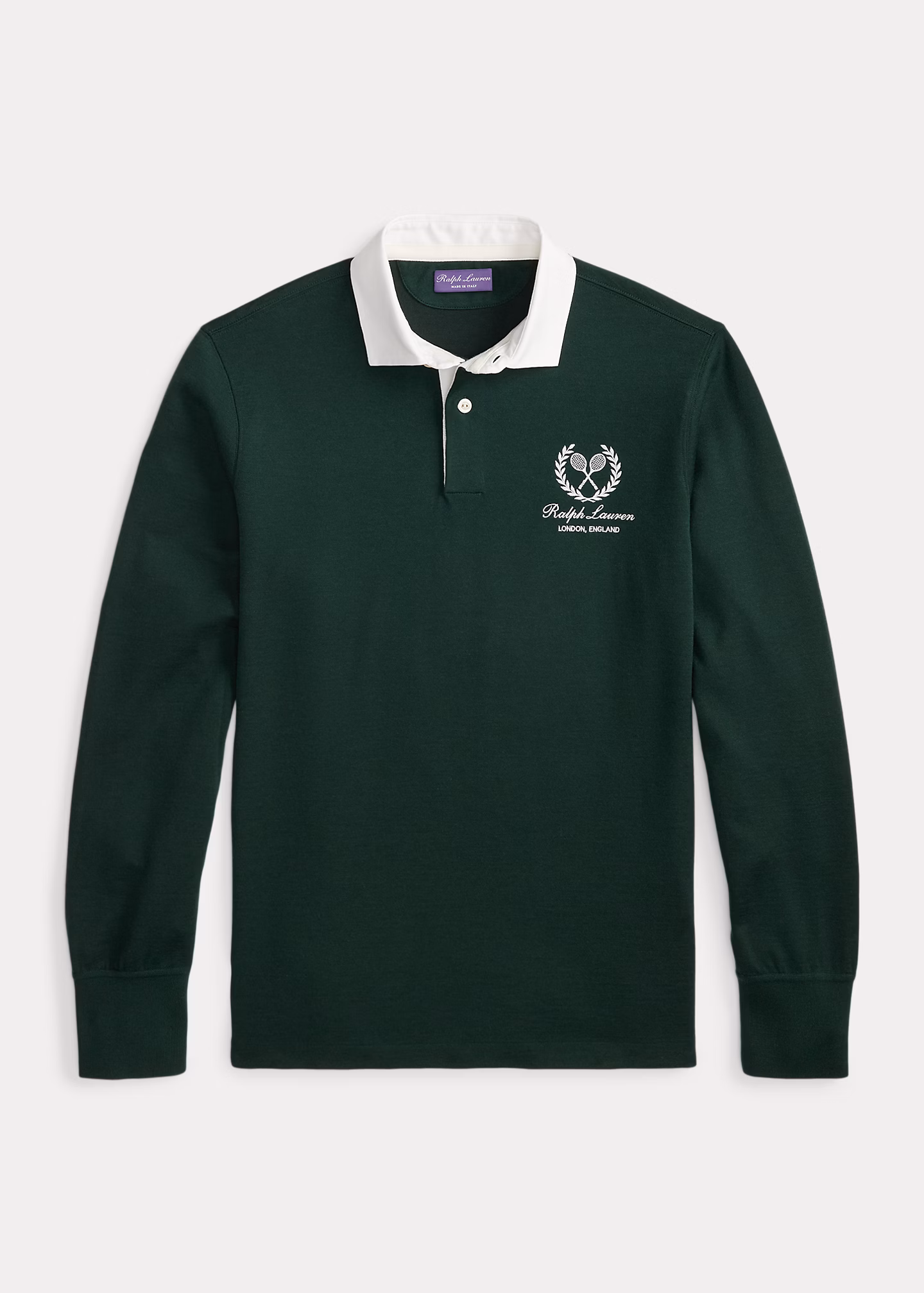 Rugbyhemd mit Kaschmir und Seide - RALPH LAUREN OUTLET