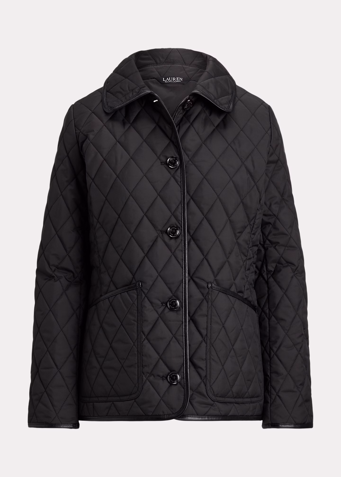 Steppjacke mit Kunstlederbesatz - RALPH LAUREN OUTLET