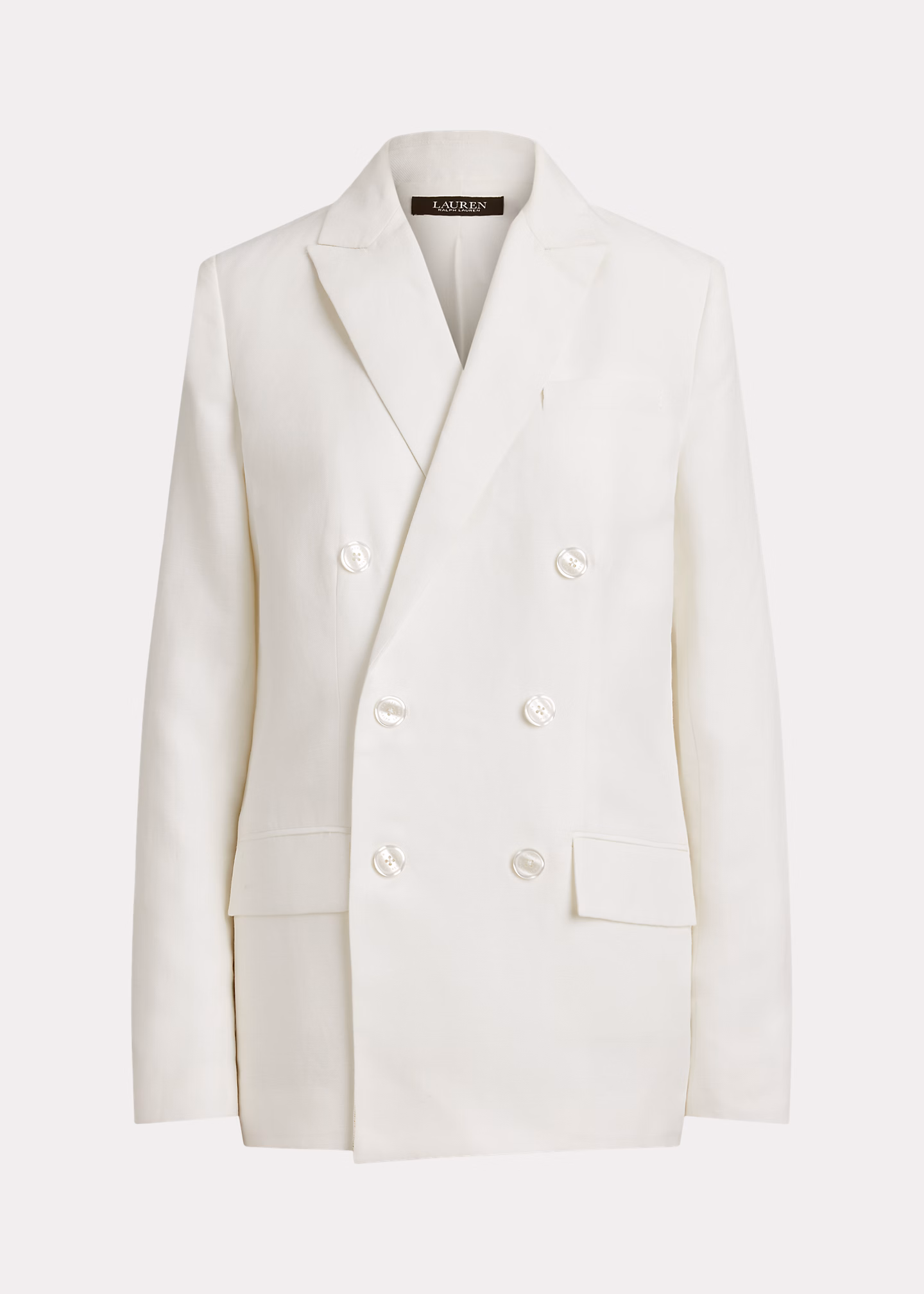 Zweireihiger Blazer aus Leinen-Twill - RALPH LAUREN OUTLET