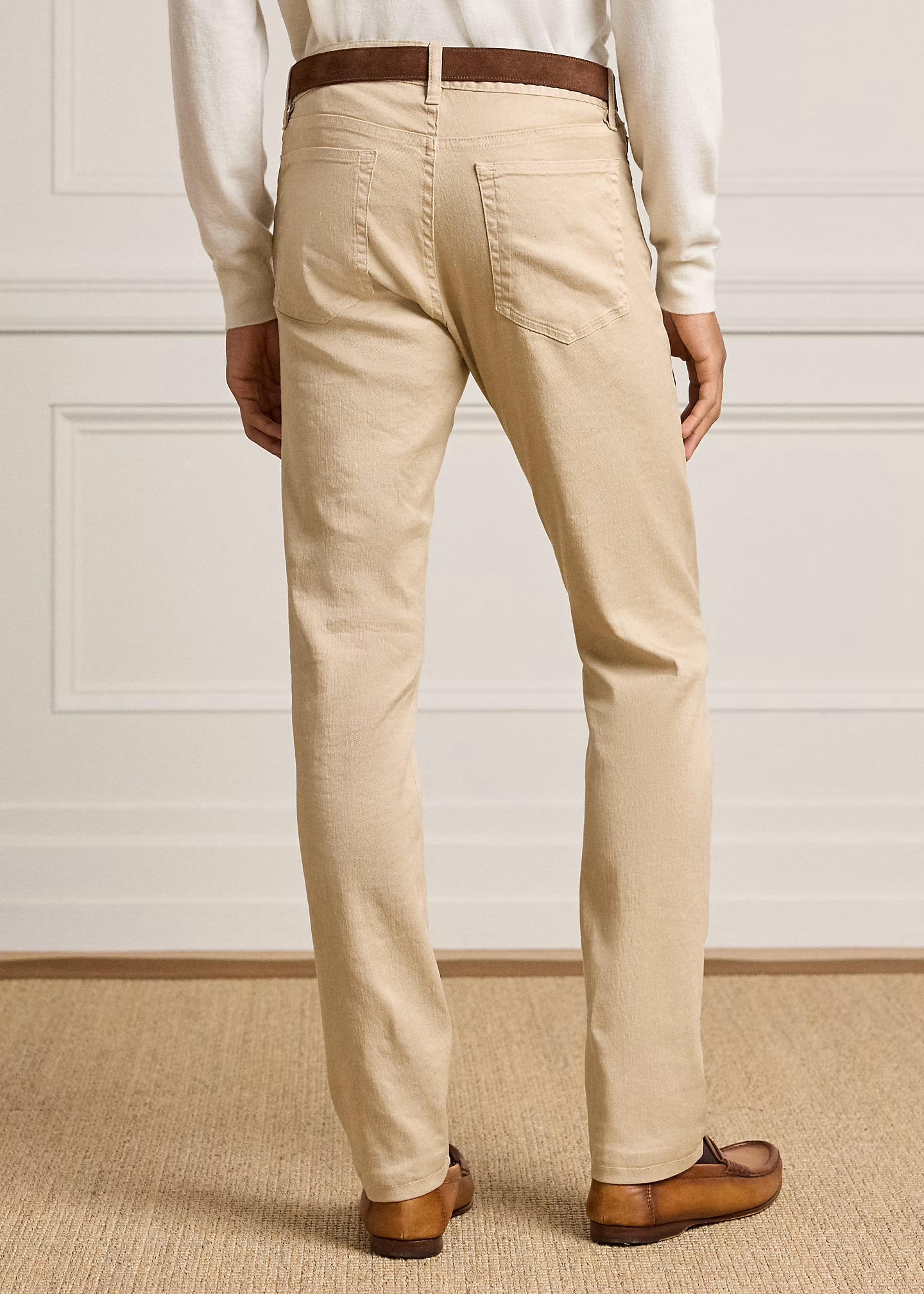 Slim-Fit Stretchjeans mit Leinen - RALPH LAUREN OUTLET