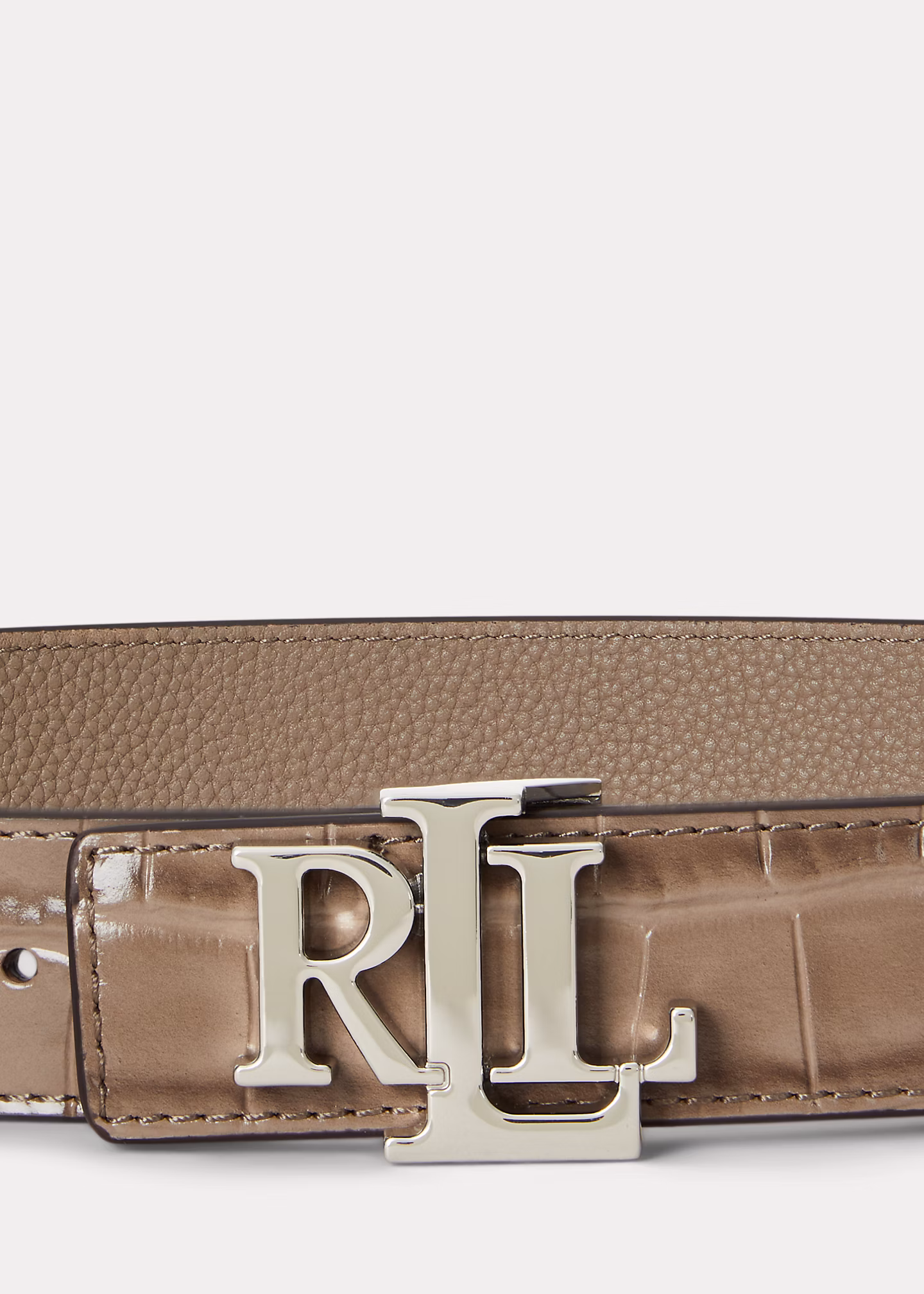 Wendbarer Ledergürtel mit Logo - RALPH LAUREN OUTLET