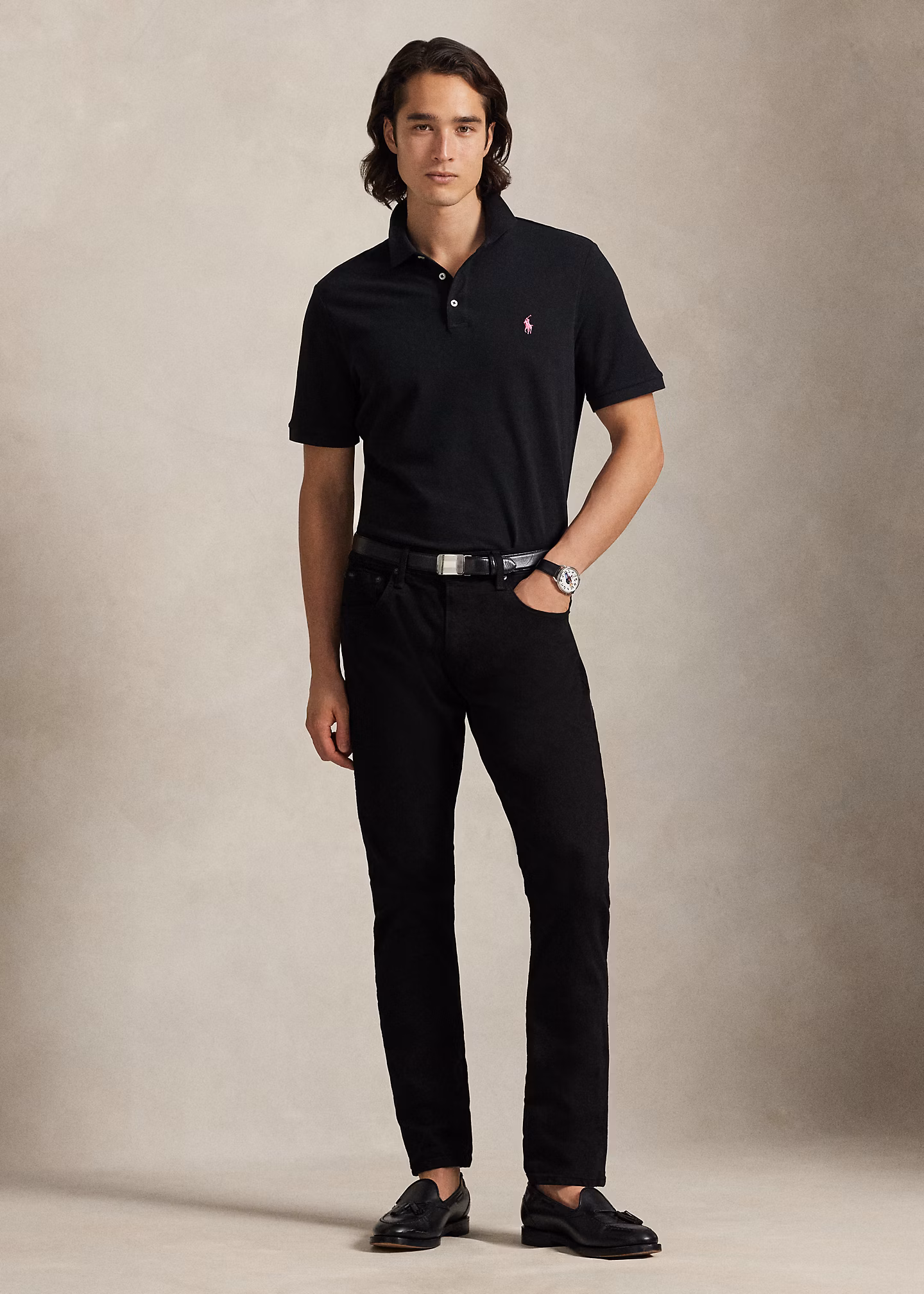 Stretchpiqué-Poloshirt mit Pink Pony - RALPH LAUREN OUTLET