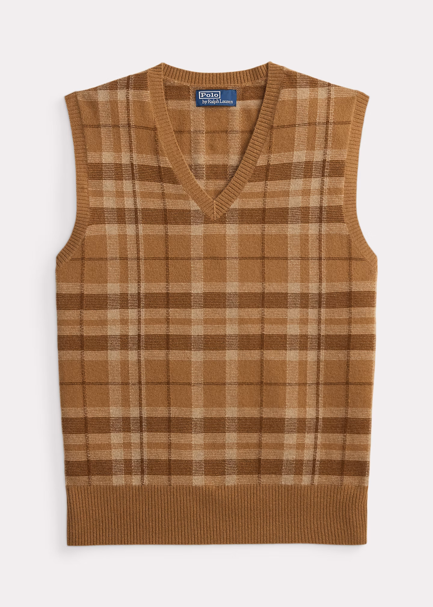 Karierter Kaschmirpullunder - RALPH LAUREN OUTLET