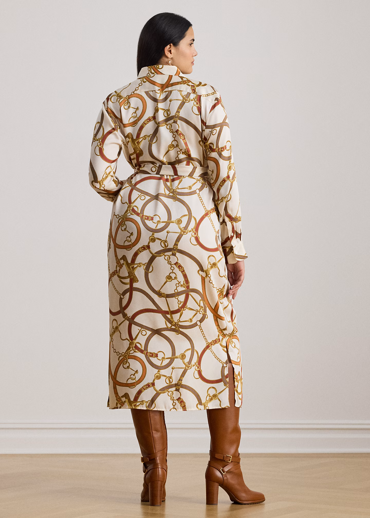 Twill-Hemdkleid mit Gürteldruck - RALPH LAUREN OUTLET