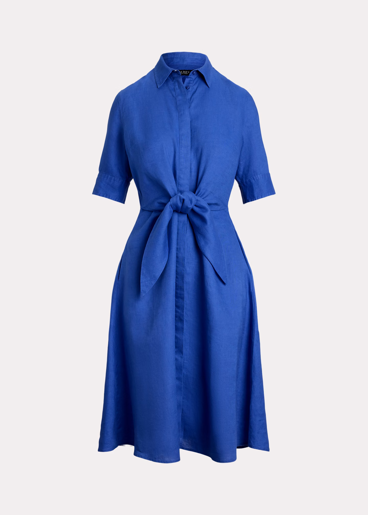 Leinenhemdkleid mit Bindedetail - RALPH LAUREN OUTLET
