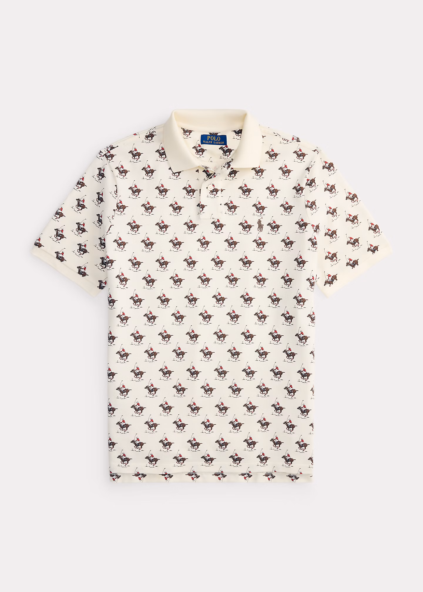 Custom-Slim Poloshirt mit Reitermotiv - RALPH LAUREN OUTLET
