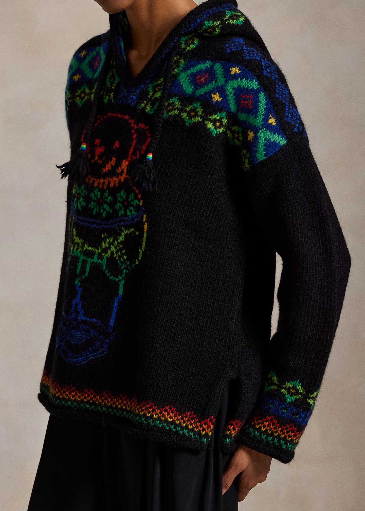 Woll-Kapuzenpullover mit Polo Bear - RALPH LAUREN OUTLET