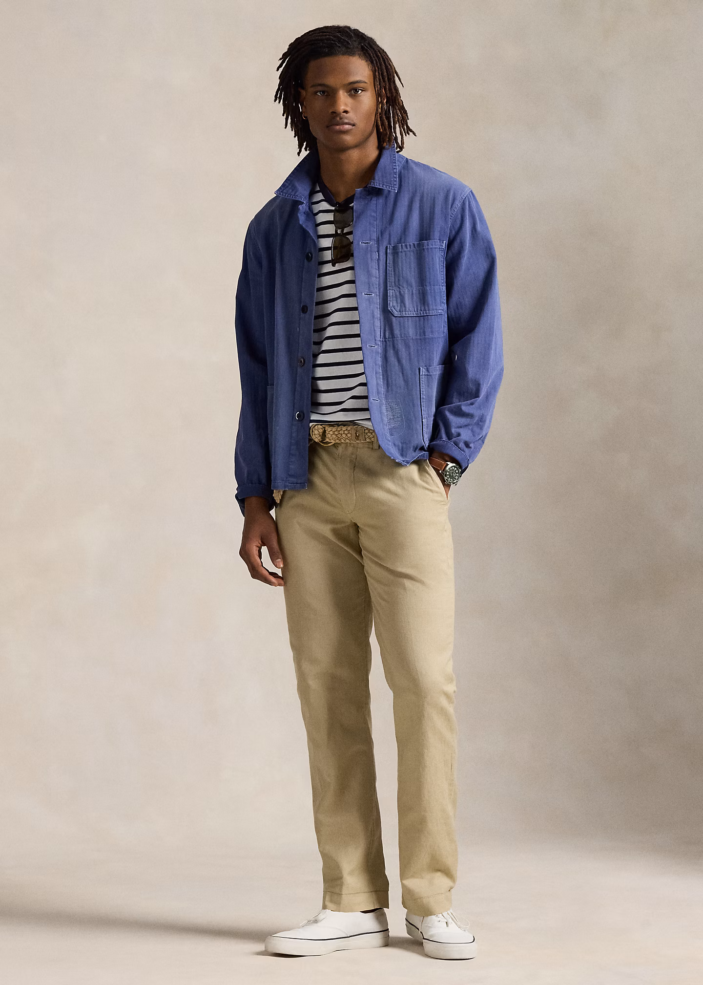 Straight-Fit Hose aus Baumwoll-Leinen - RALPH LAUREN OUTLET