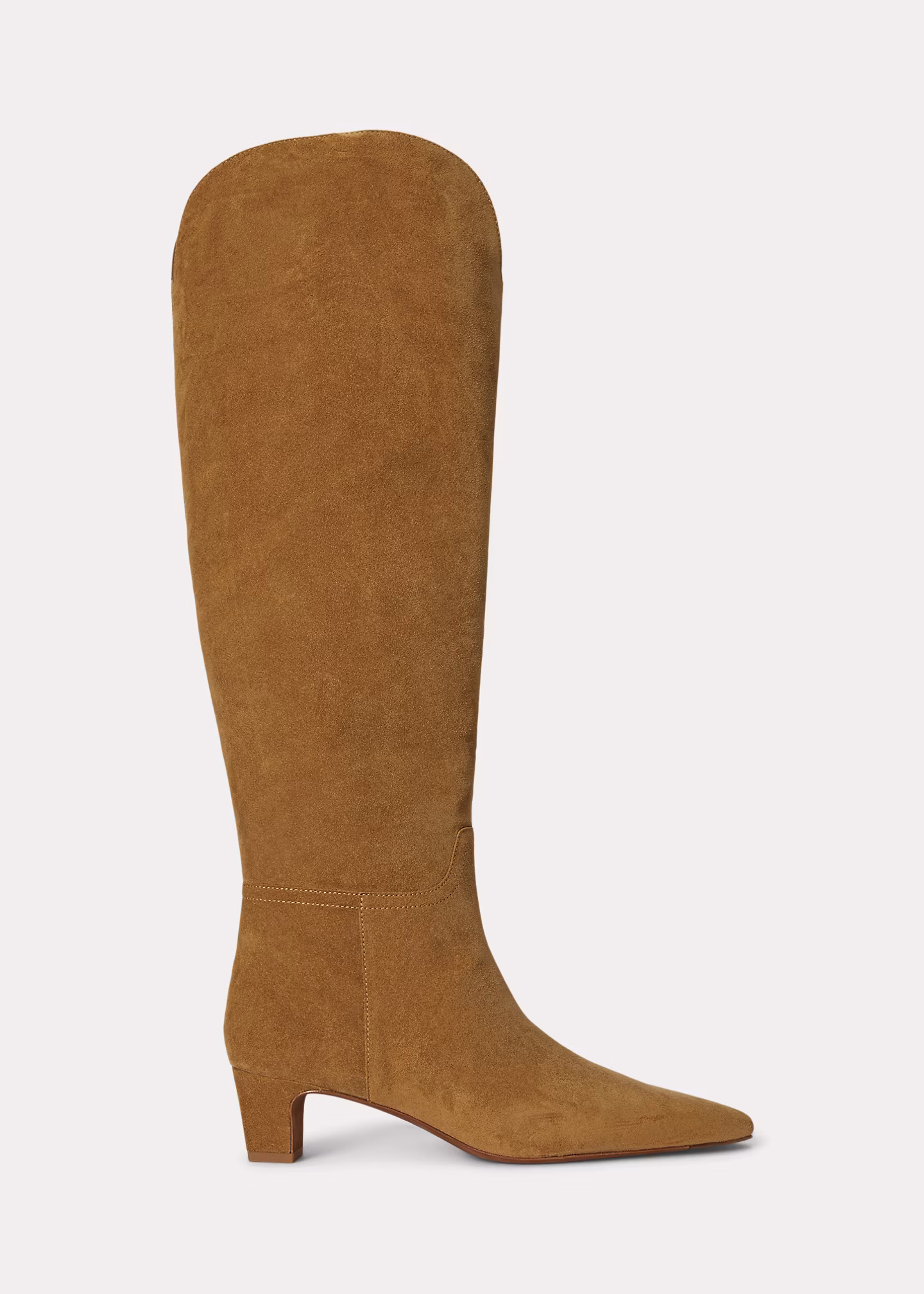 Hoher Wildlederstiefel - RALPH LAUREN OUTLET