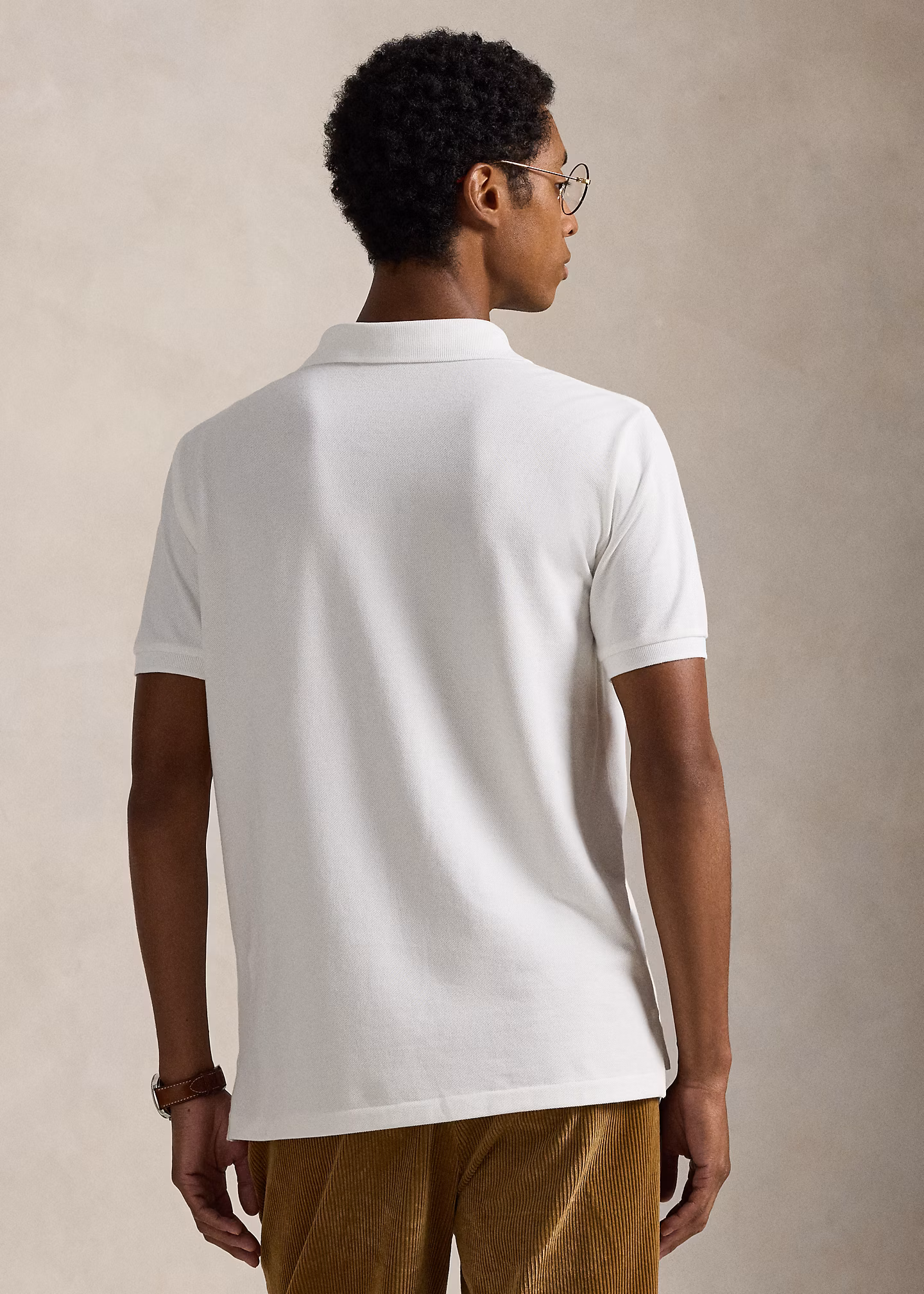 Custom-Slim-Fit Poloshirt mit Stickerei - RALPH LAUREN OUTLET