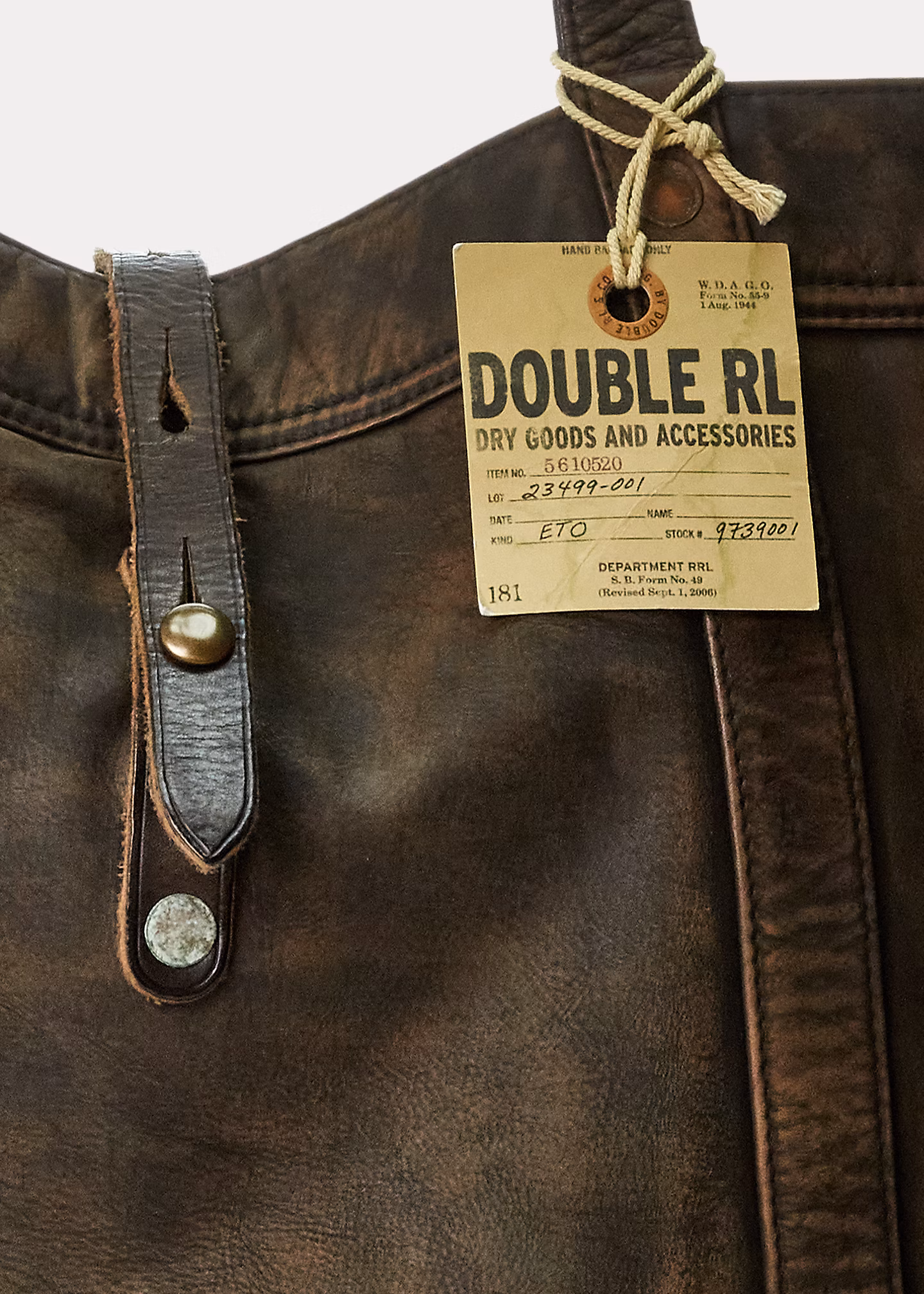 Tragetasche aus Leder - RALPH LAUREN OUTLET