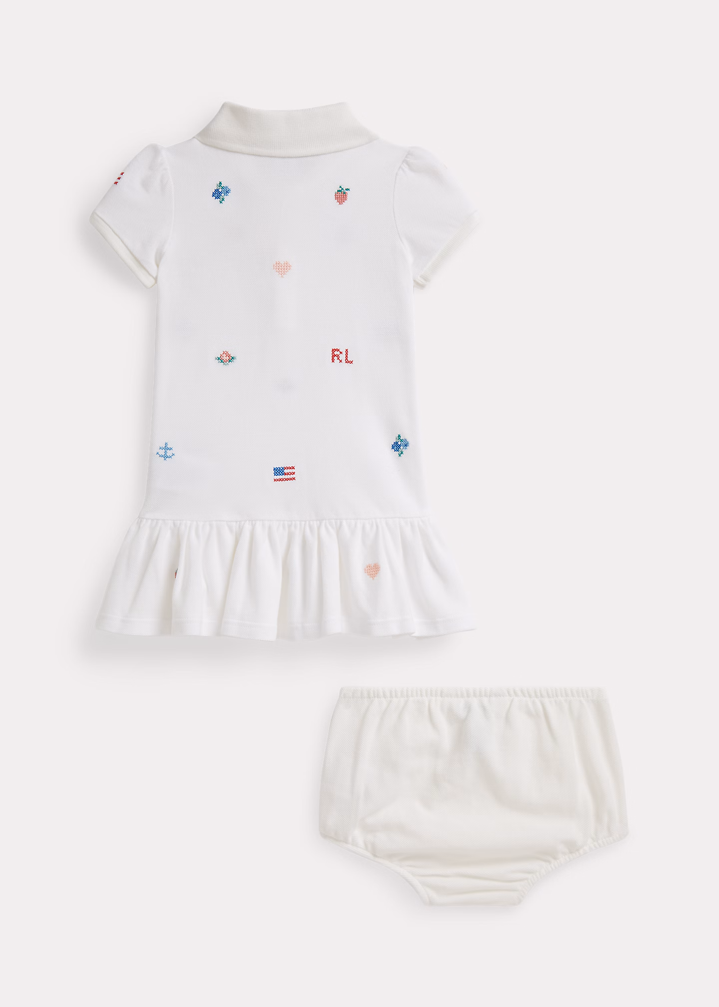 Besticktes Polokleid & Höschen - RALPH LAUREN OUTLET