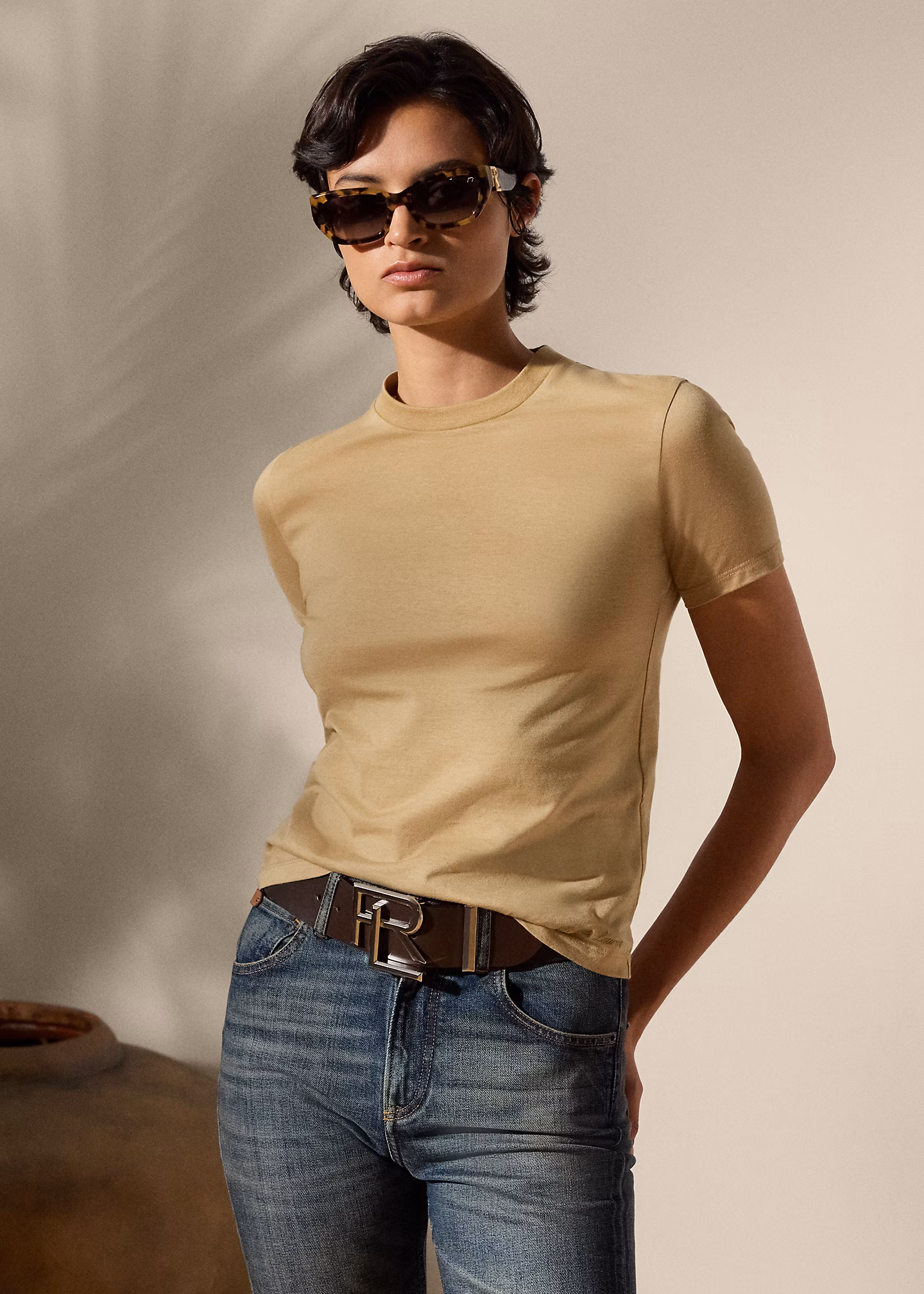 T-Shirt Hallie aus Baumwolljersey - RALPH LAUREN OUTLET