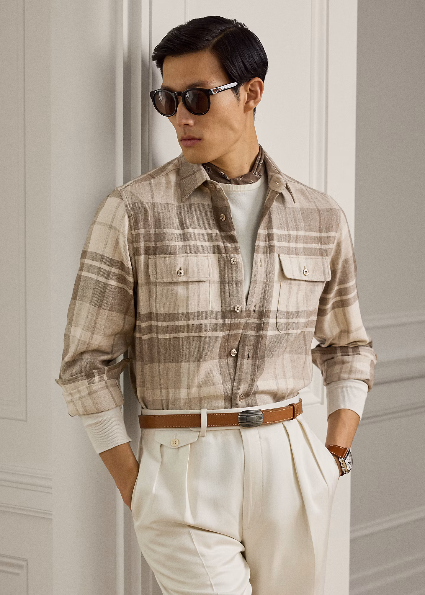 Kariertes Kaschmirhemd - RALPH LAUREN OUTLET