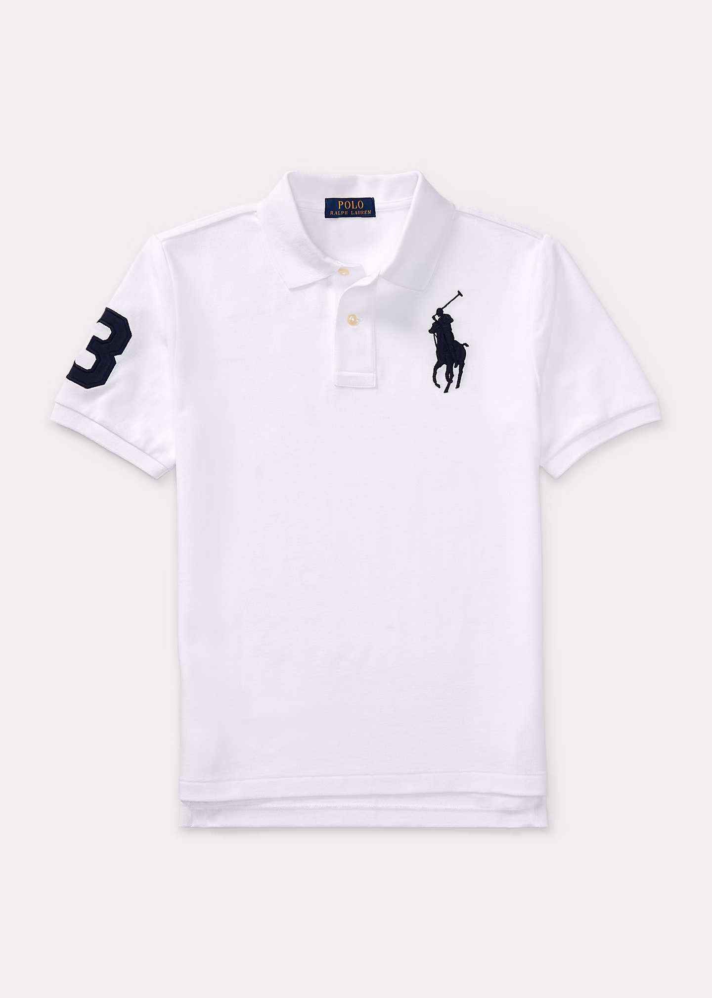 Baumwollpiqué-Poloshirt mit Big Pony - RALPH LAUREN OUTLET