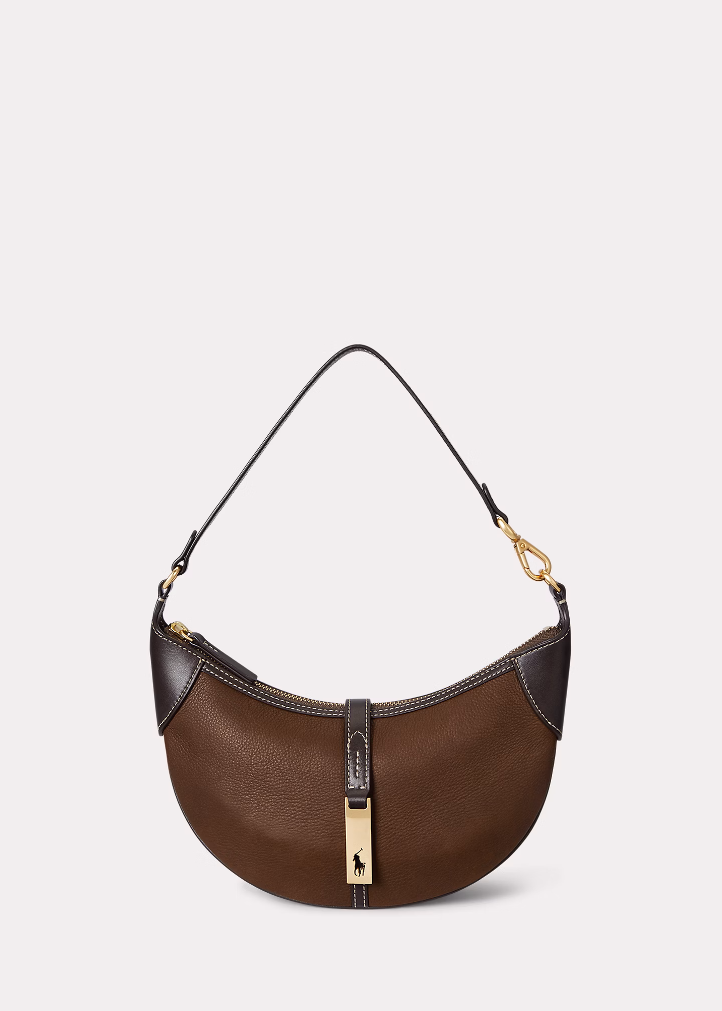 Mini-Schultertasche Polo ID aus Leder - RALPH LAUREN OUTLET