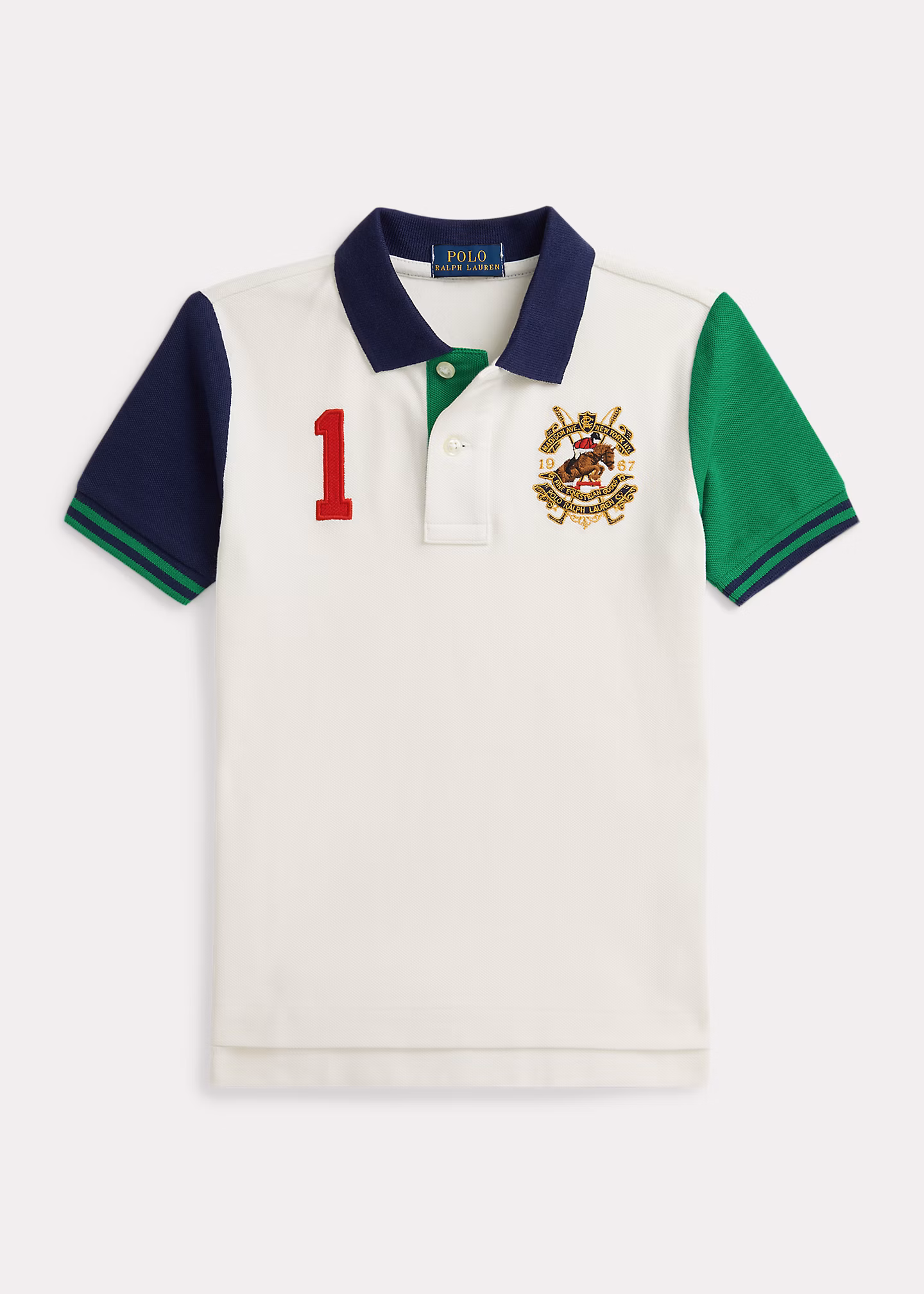 Piqué-Poloshirt mit Color-Block-Optik - RALPH LAUREN OUTLET