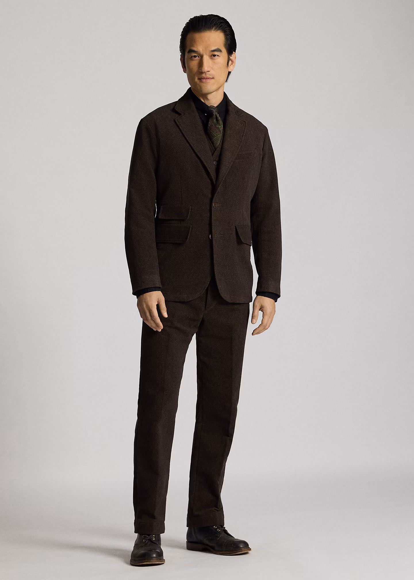 Unstrukturiertes Sakko mit Rautenmuster - RALPH LAUREN OUTLET