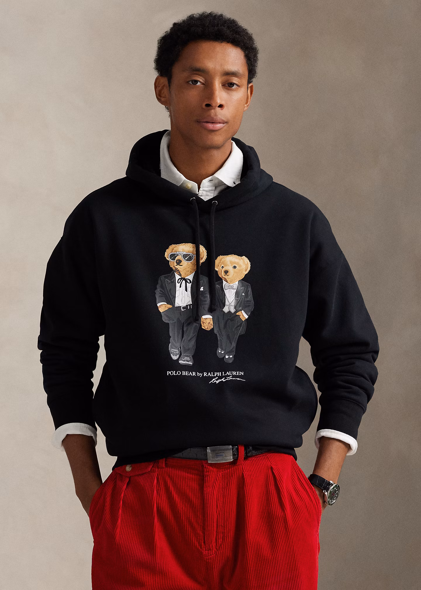 Hoodie mit Ralph & Ricky Tuxedo Bear - RALPH LAUREN OUTLET