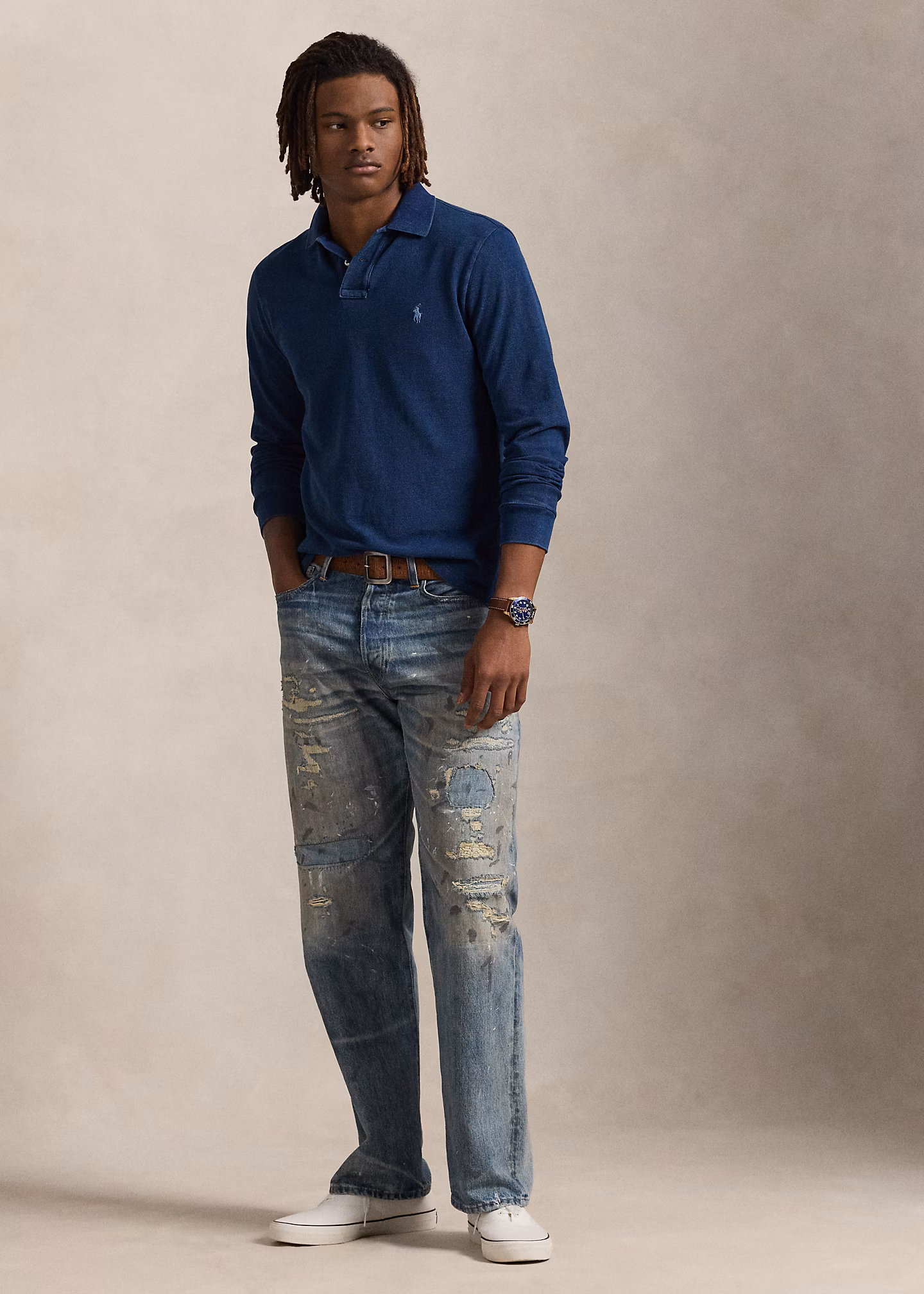 Custom-Slim-Fit Piqué-Poloshirt - RALPH LAUREN OUTLET