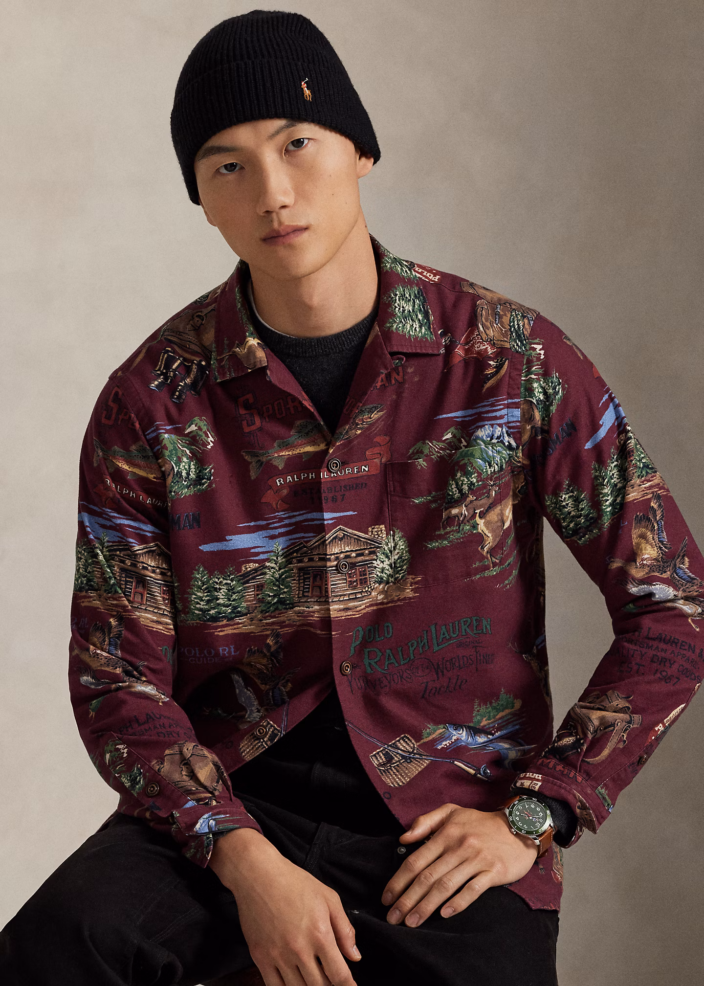 Classic-Fit Kurzarmhemd Polo Sportsman - RALPH LAUREN OUTLET