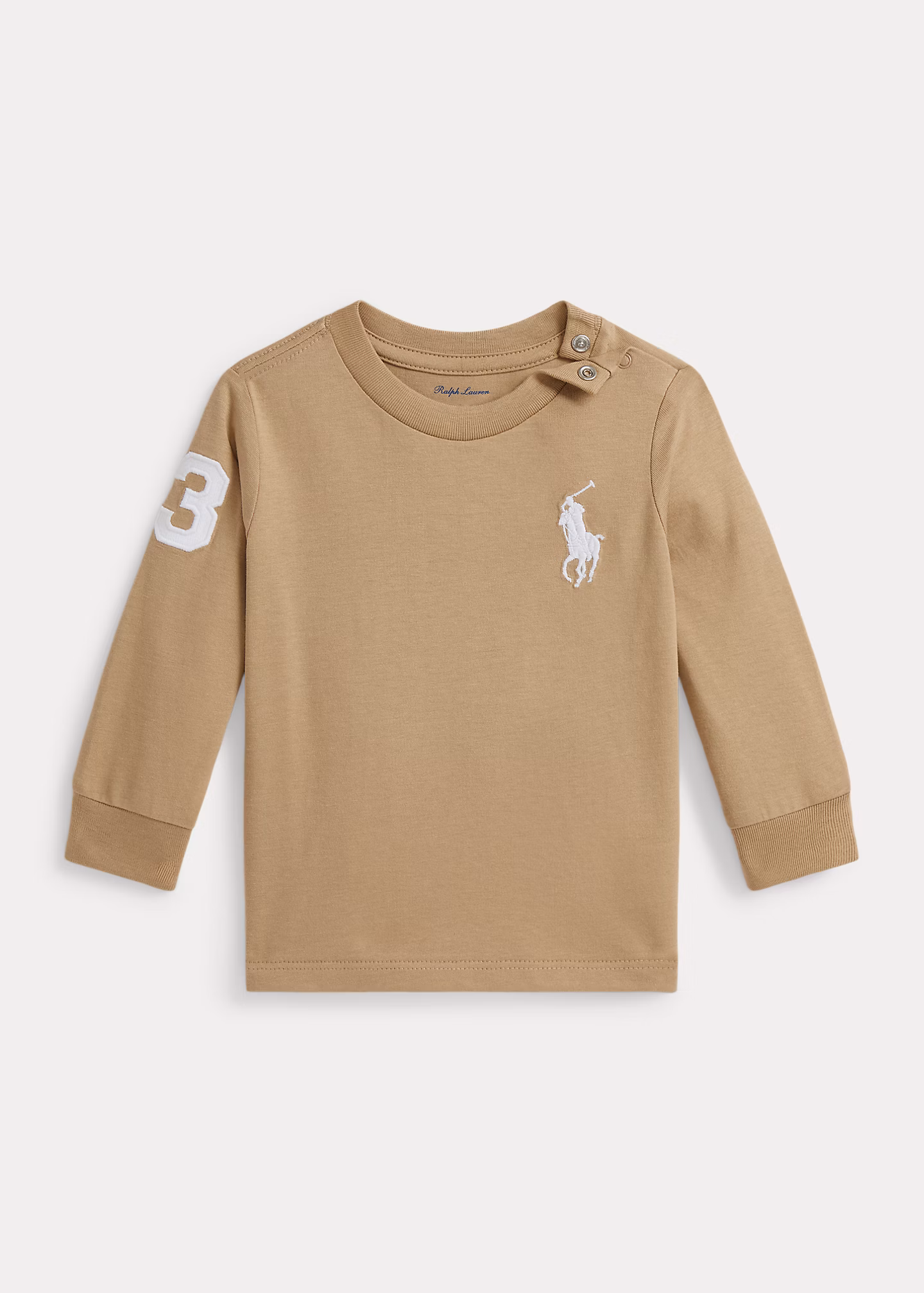 T-Shirt aus Baumwolljersey mit Big Pony - RALPH LAUREN OUTLET