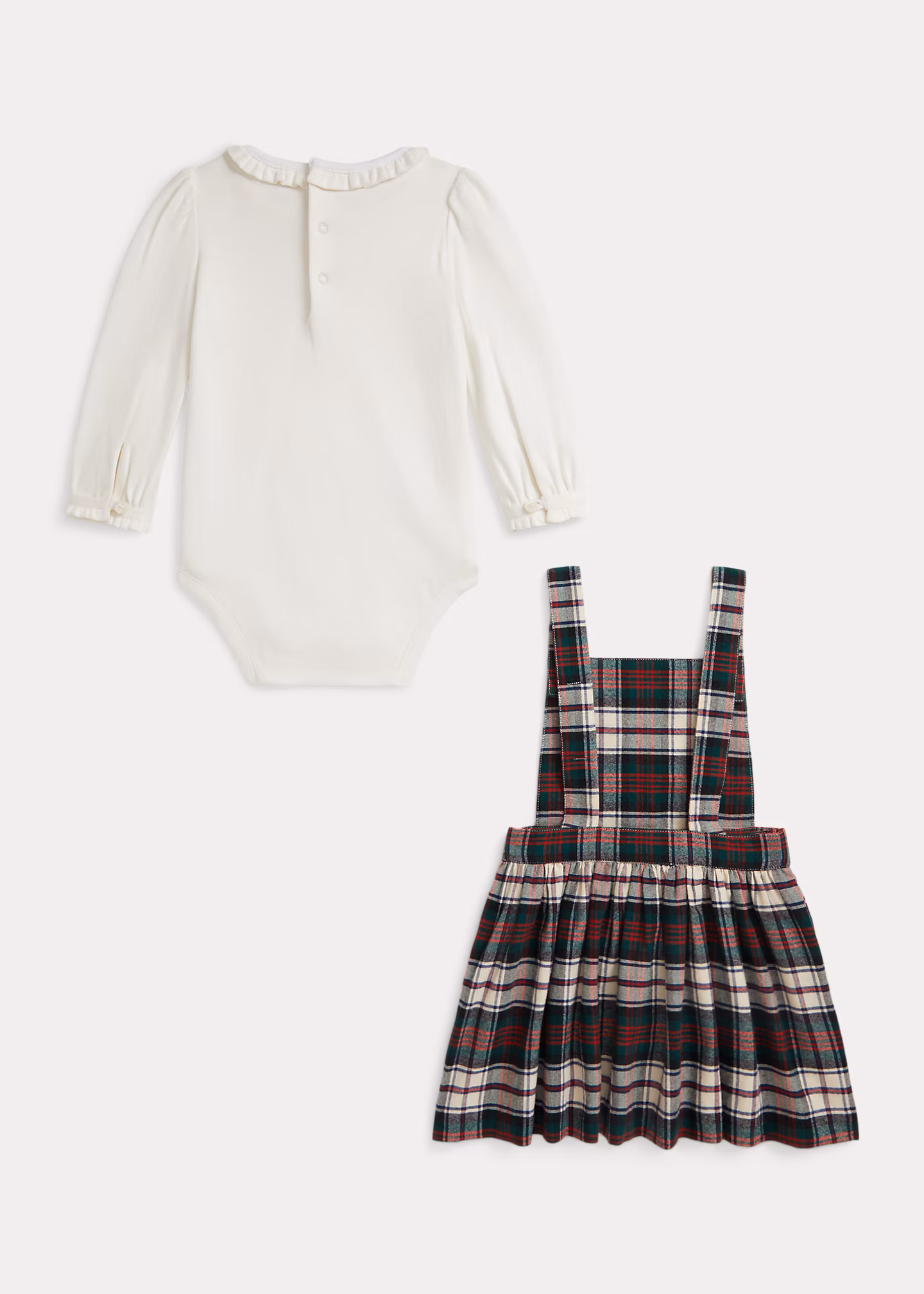 Babybody und kariertes Kleid im Set - RALPH LAUREN OUTLET