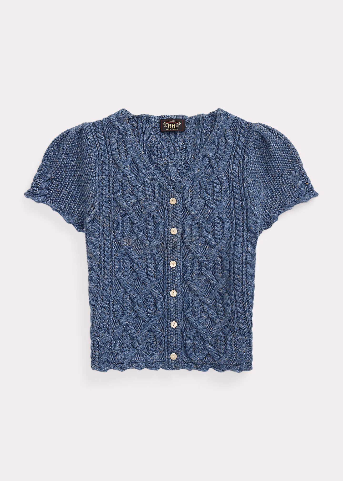 Zopfmuster-Oberteil aus Leinenmischung - RALPH LAUREN OUTLET