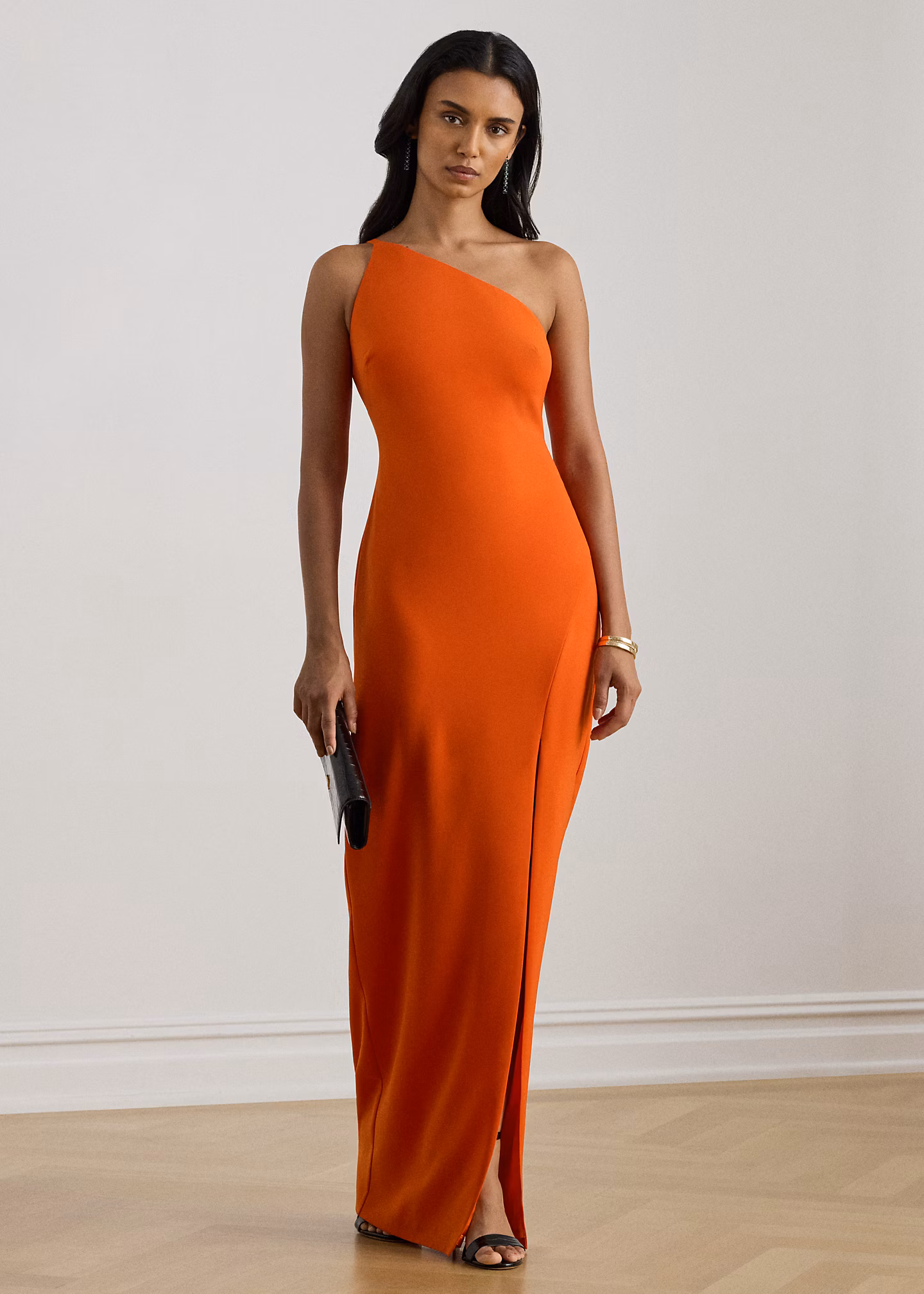 Beidseitiges Crêpe-One-Shoulder-Kleid - RALPH LAUREN OUTLET