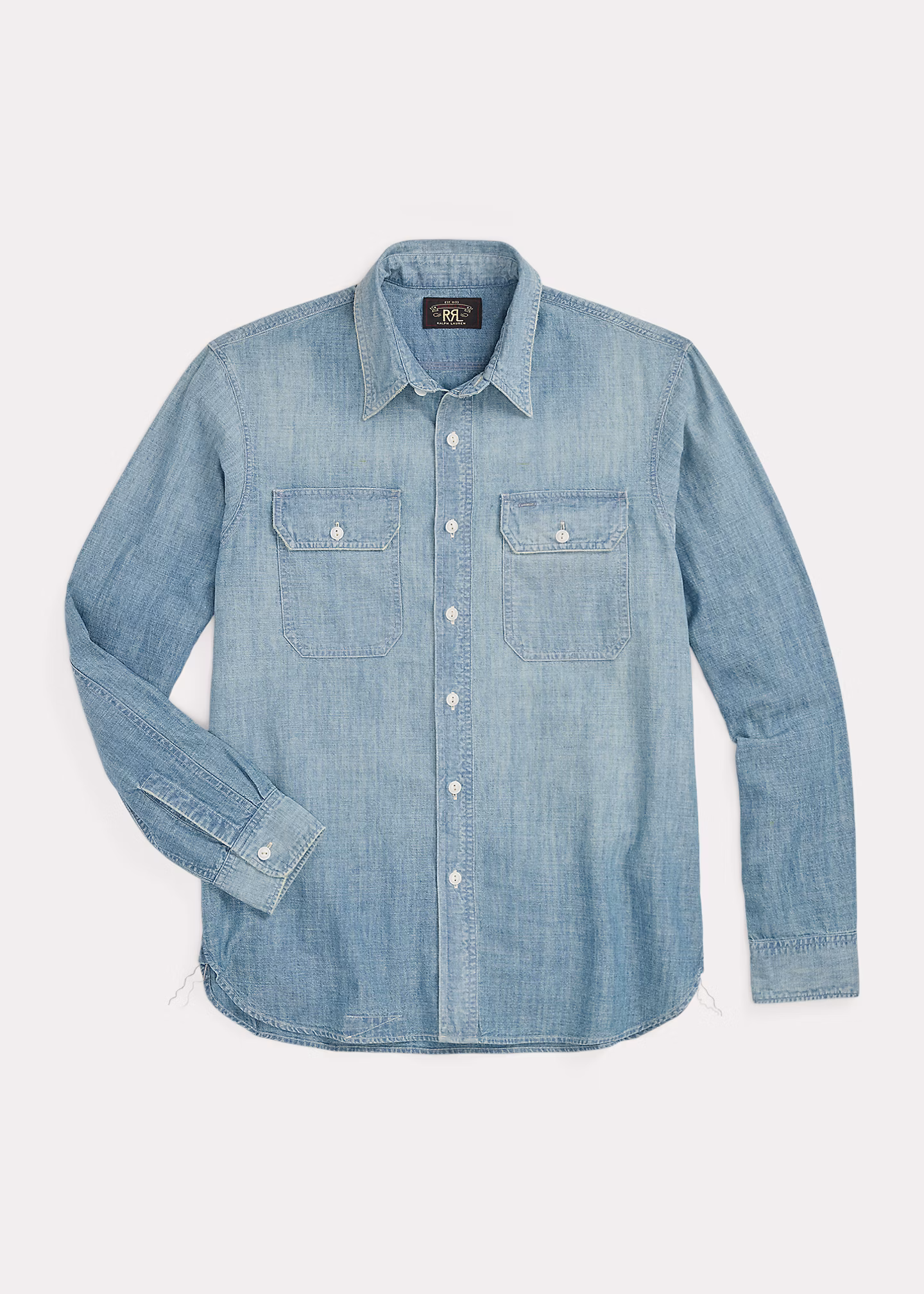 Chambray-Arbeitshemd in Indigo - RALPH LAUREN OUTLET