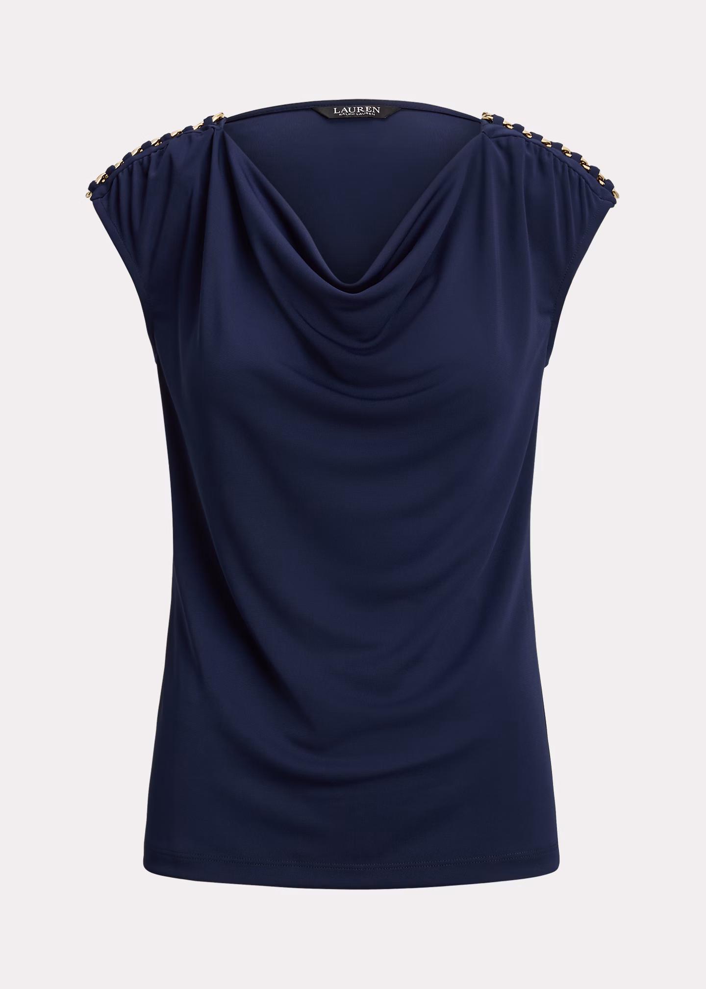 Ärmelloses Oberteil aus Stretchjersey - RALPH LAUREN OUTLET