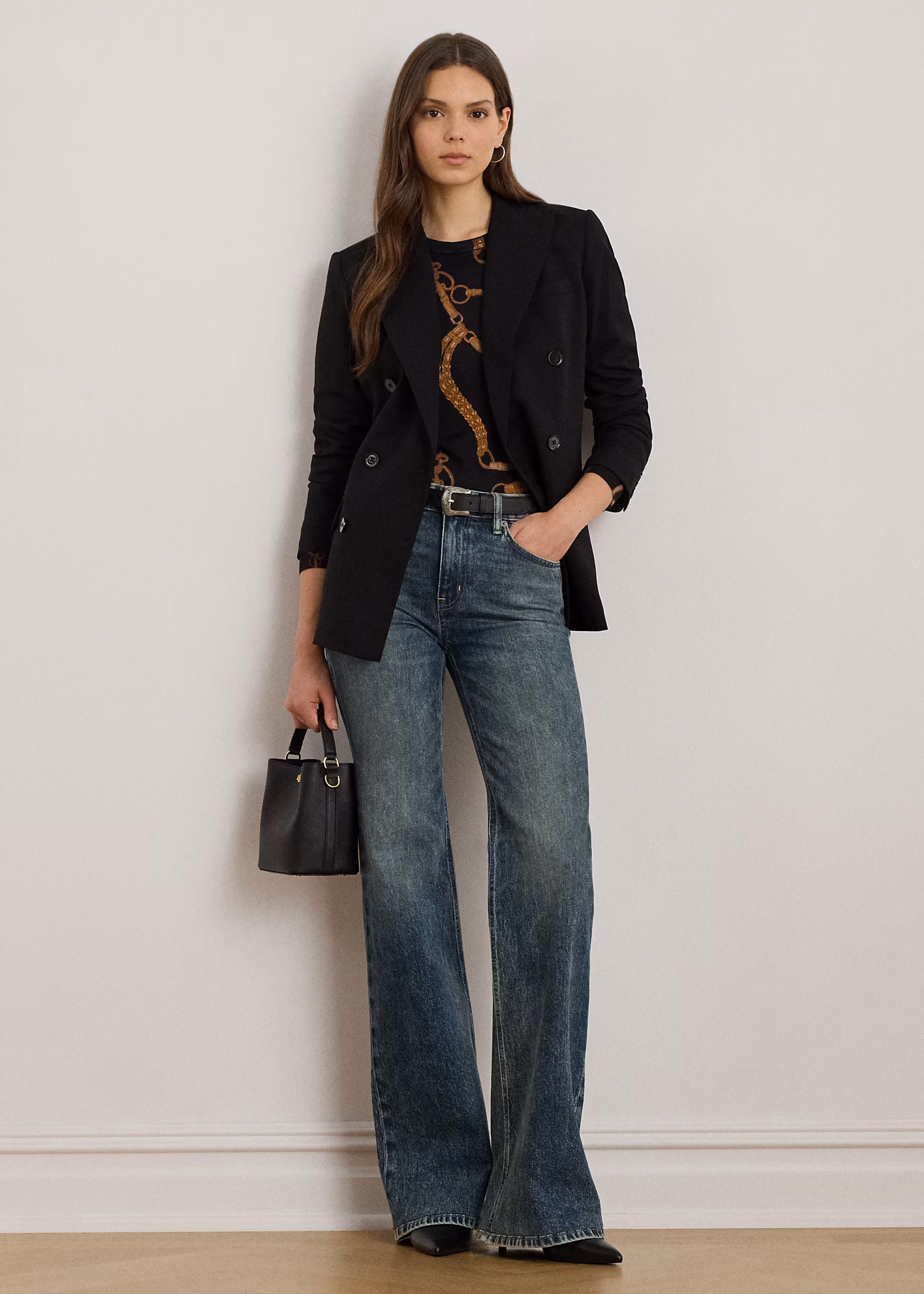 Ausgestellte Jeans mit hoher Leibhöhe - RALPH LAUREN OUTLET