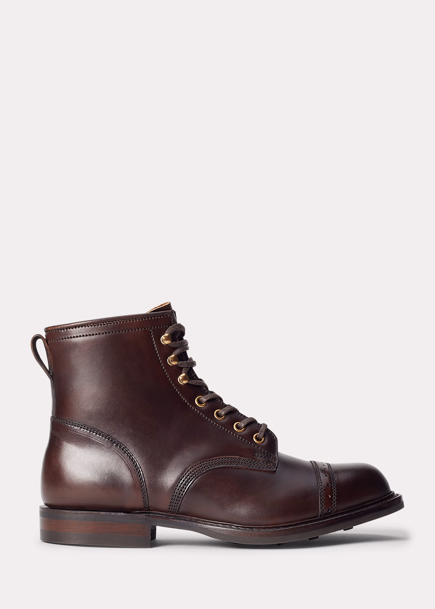 Stiefel aus handpoliertem Leder - RALPH LAUREN OUTLET
