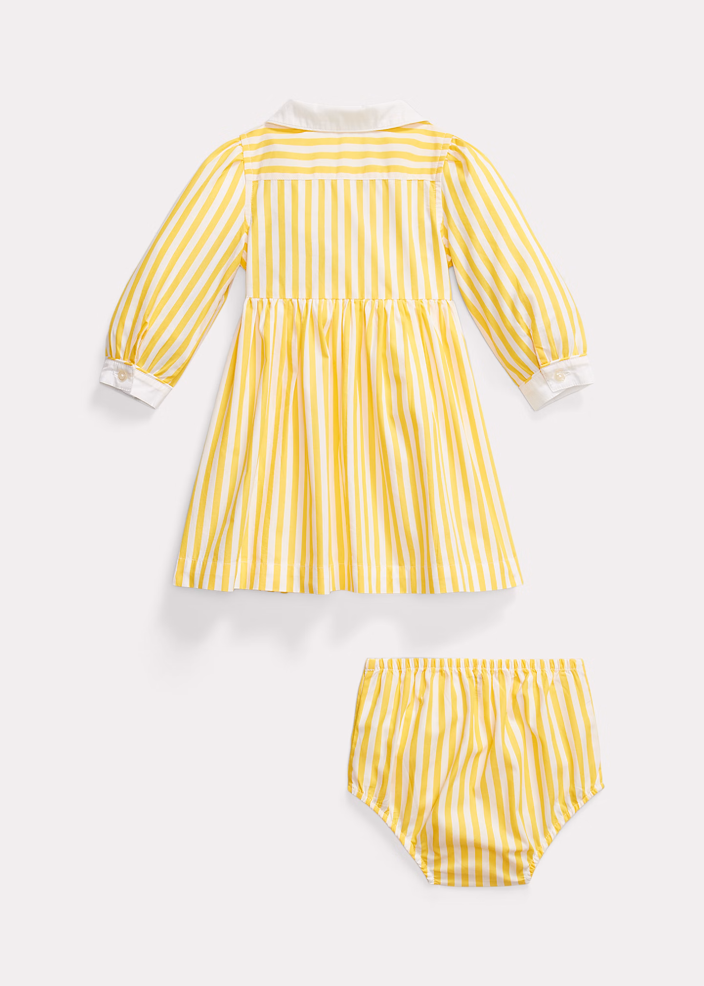 Gestreiftes Popeline-Hemdkleid & Höschen - RALPH LAUREN OUTLET