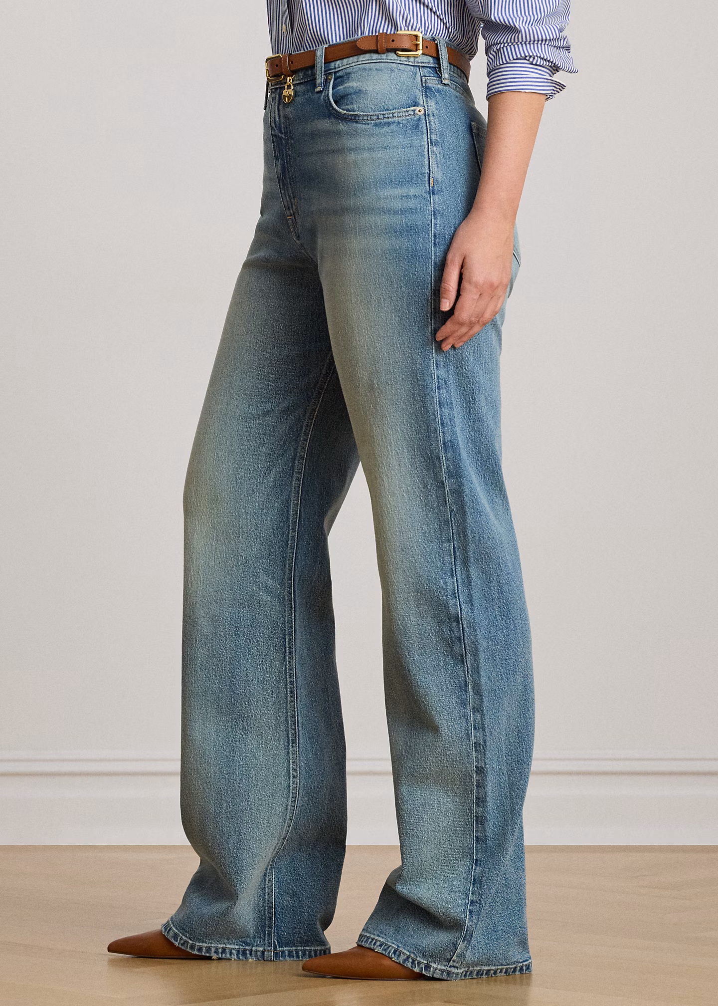 Straight-Fit Jeans mit weitem Bein - RALPH LAUREN OUTLET