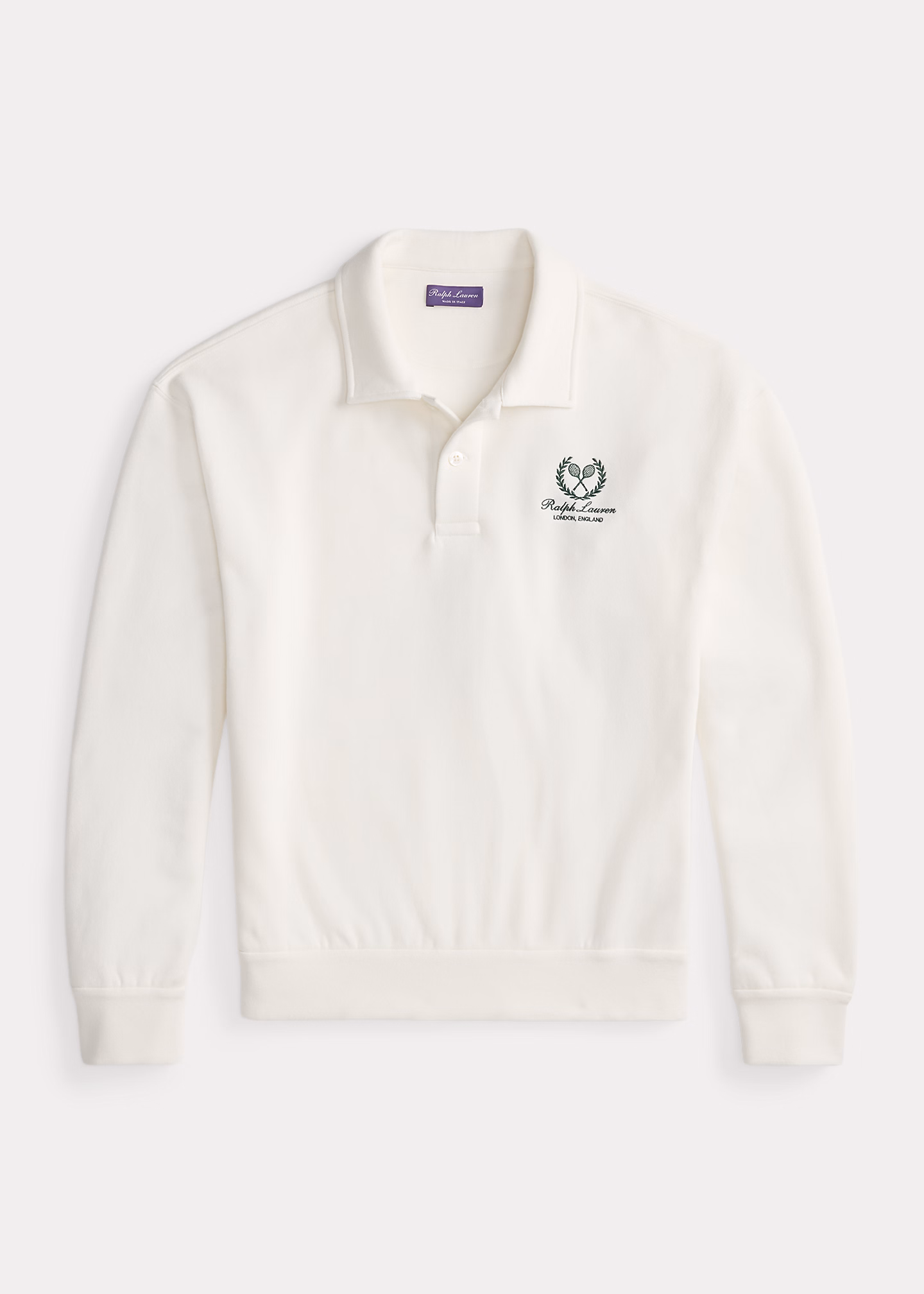 Baumwoll-Kaschmir-Sweatshirt mit Wappen - RALPH LAUREN OUTLET