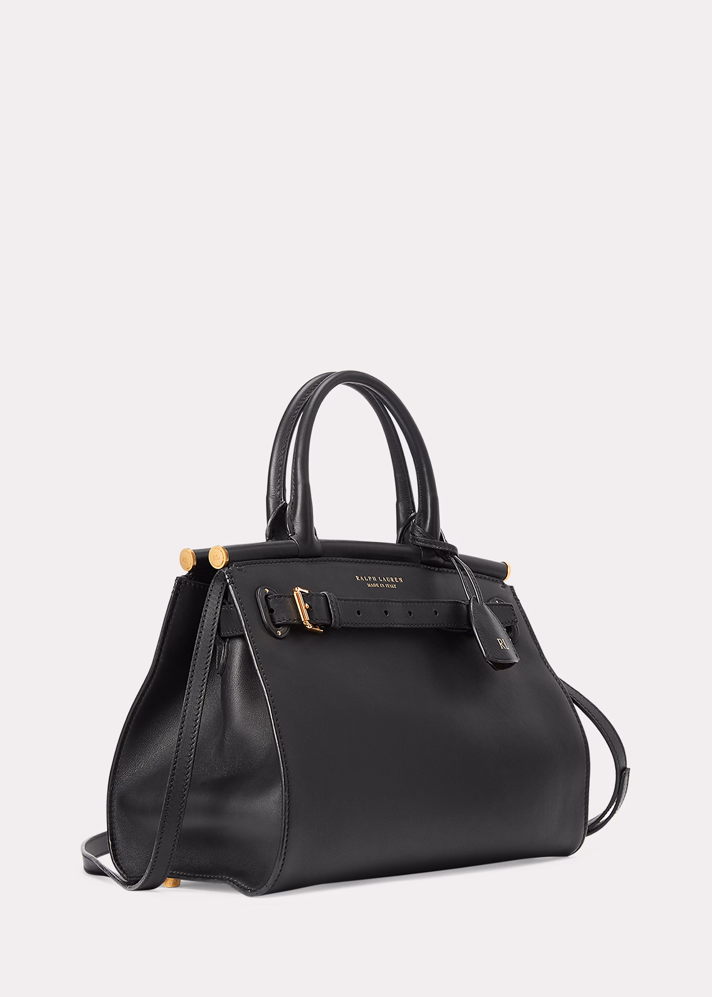 Mittelgroße Tasche RL50 aus Kalbsleder - RALPH LAUREN OUTLET