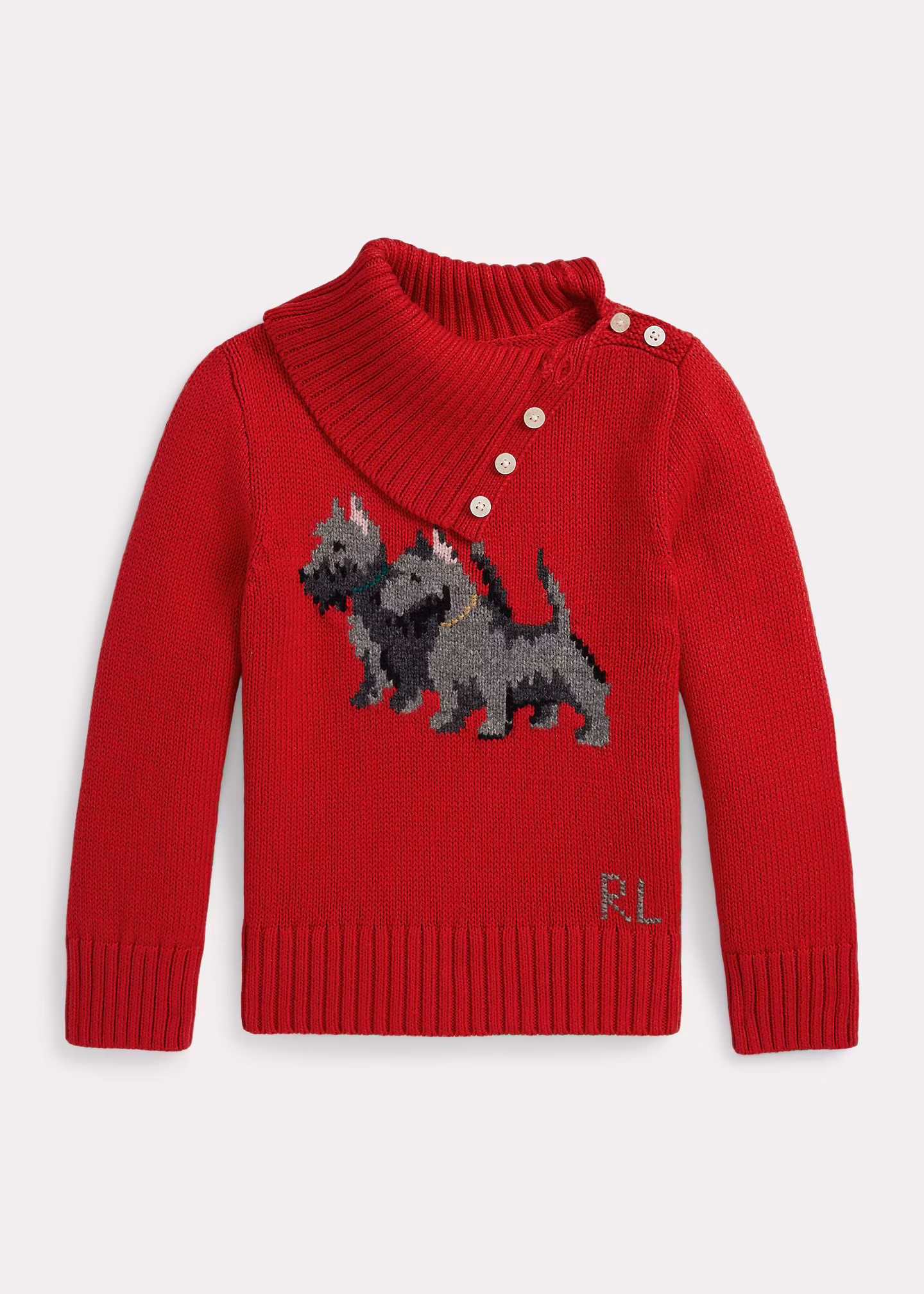 Baumwollpullover mit Hundemotiv - RALPH LAUREN OUTLET