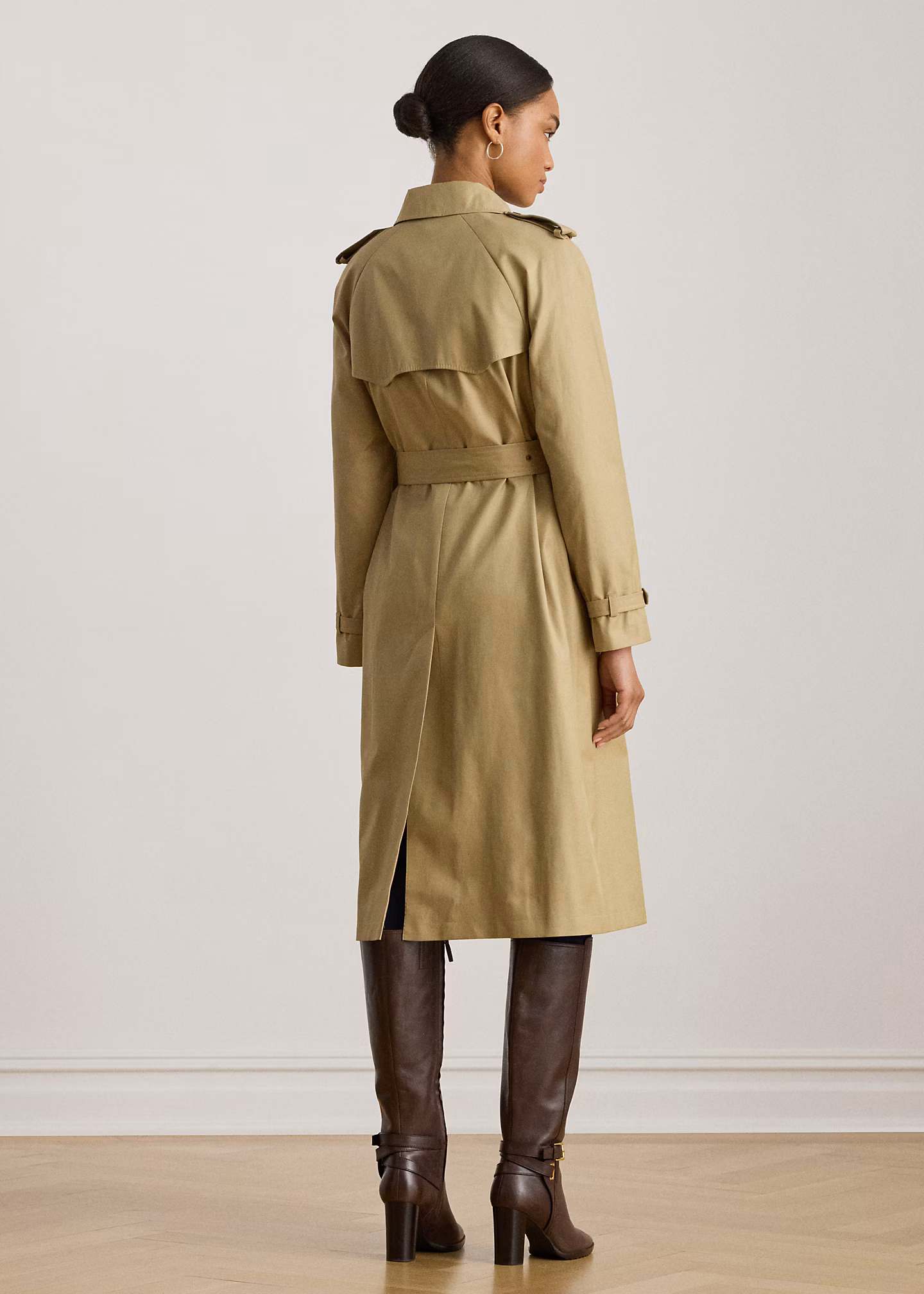 Zweireihiger Trenchcoat mit Gürtel - RALPH LAUREN OUTLET