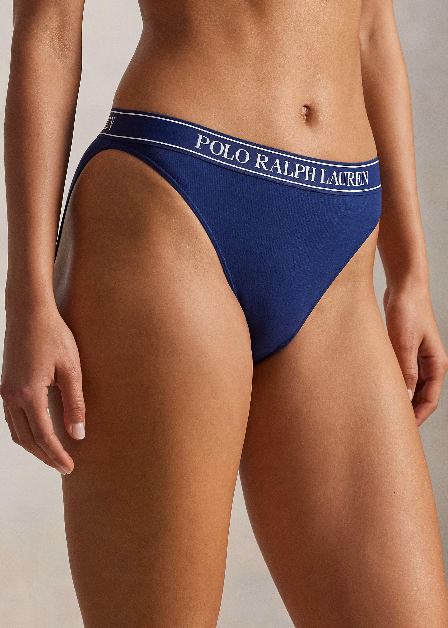 Bikini-Slip mit wiederholendem Logo - RALPH LAUREN OUTLET
