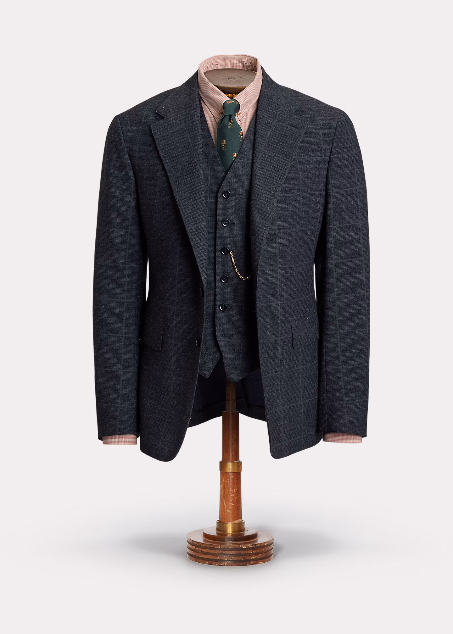 Karierte Anzugjacke in Indigo - RALPH LAUREN OUTLET